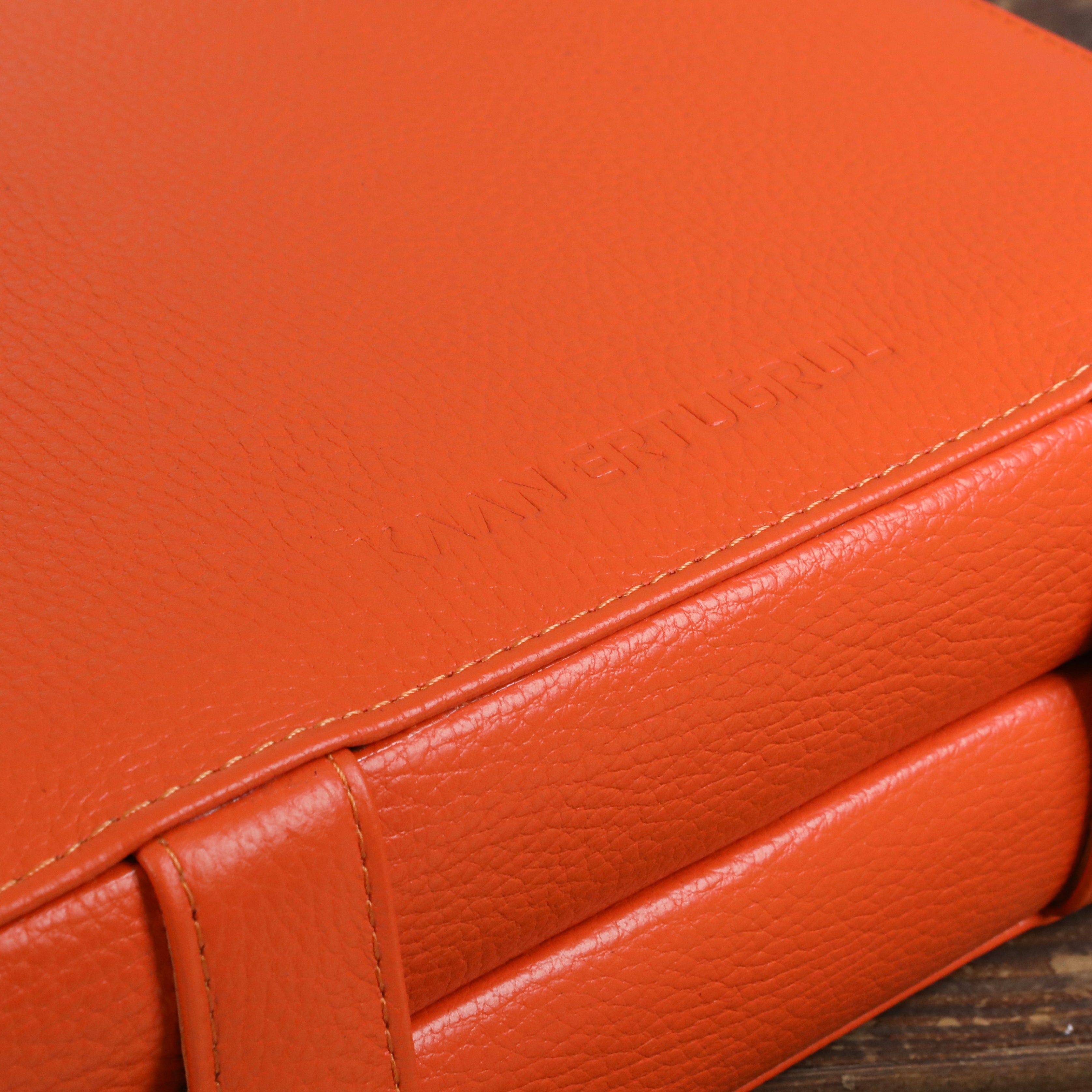 Leather Watch Box for 6 / Orange