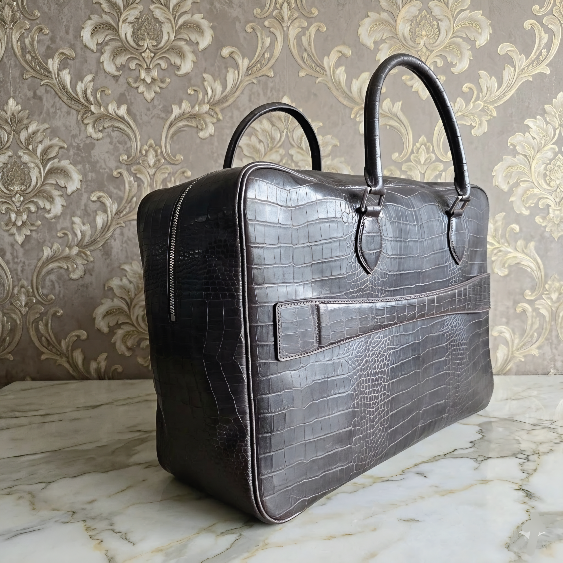 Leather Weekender - Dark Brown