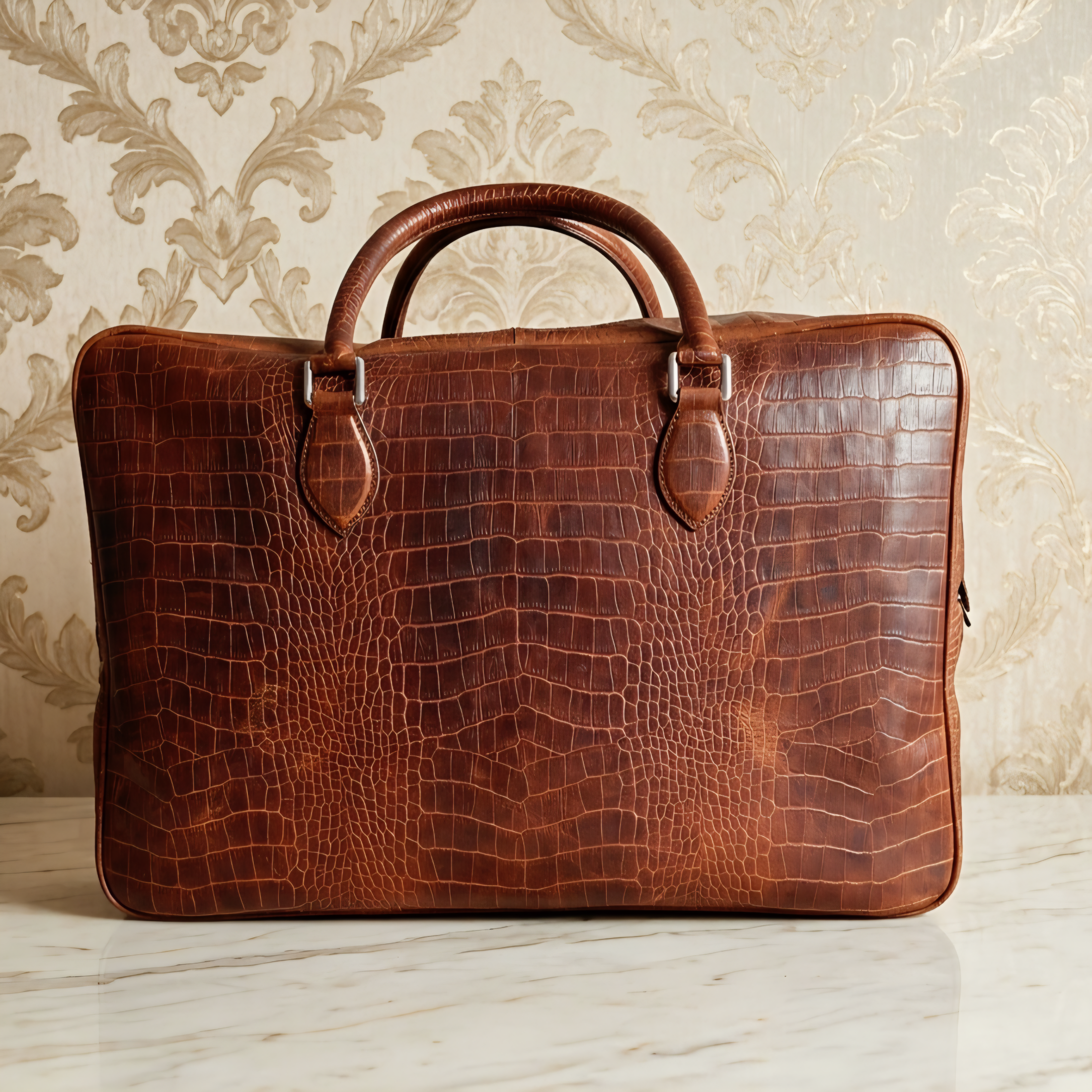 Leather Weekender - Brown