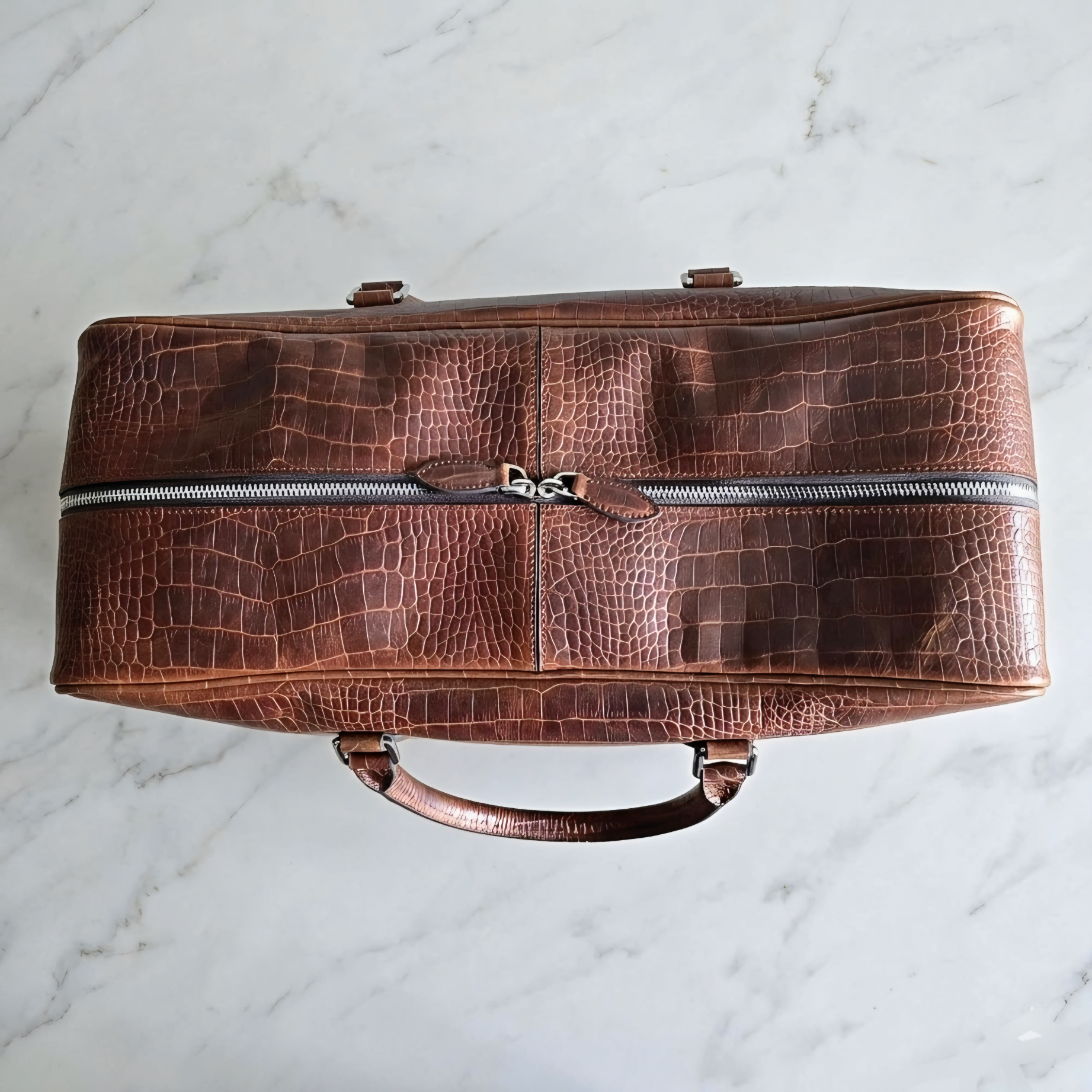 Leather Weekender - Brown