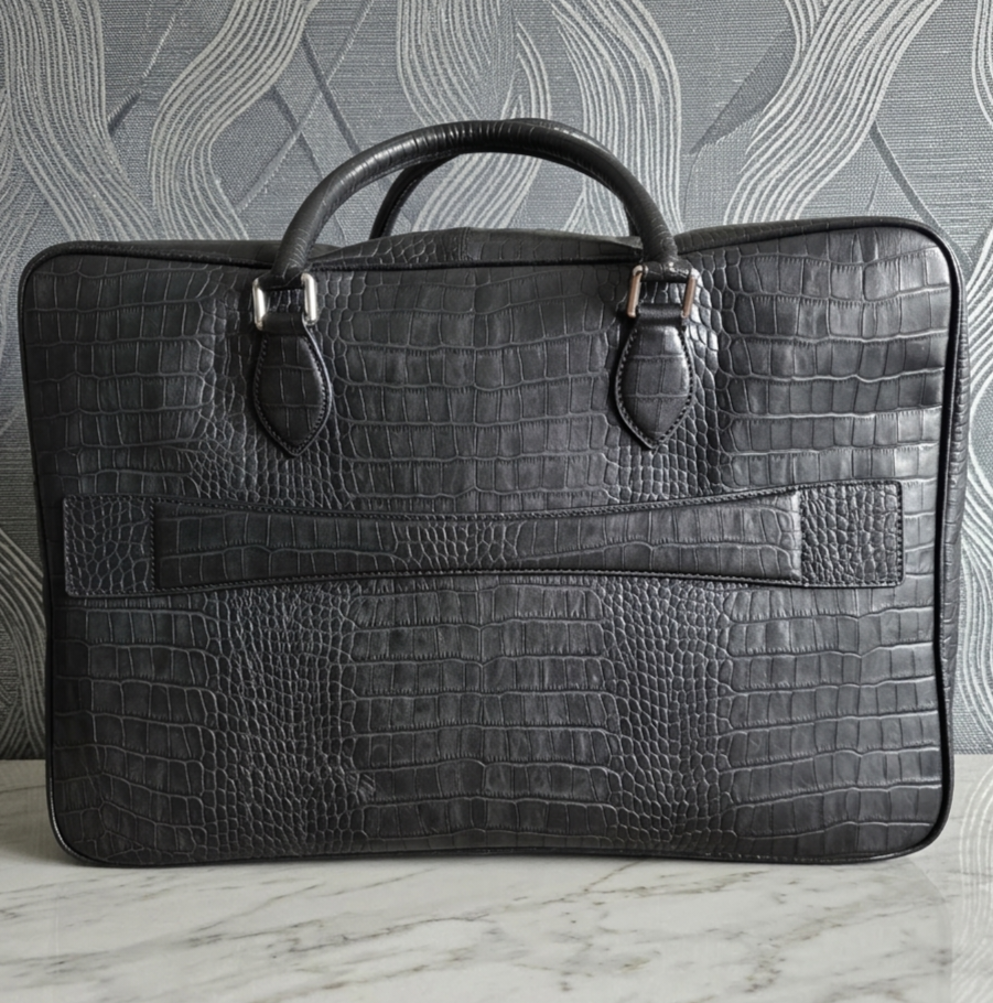 Leather Weekender - Black