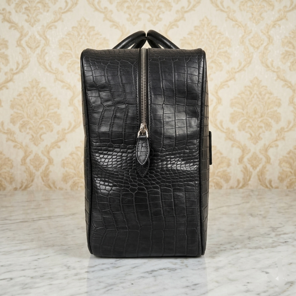 Leather Weekender - Black