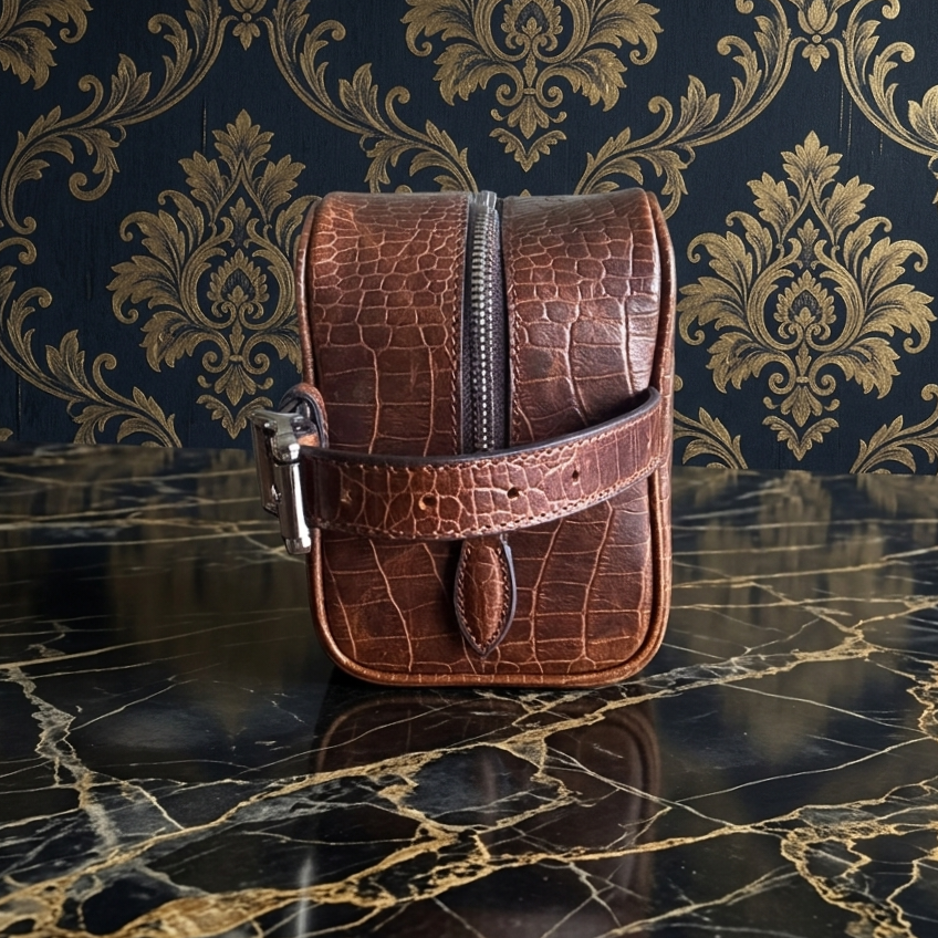 Leather Daffle Bag -