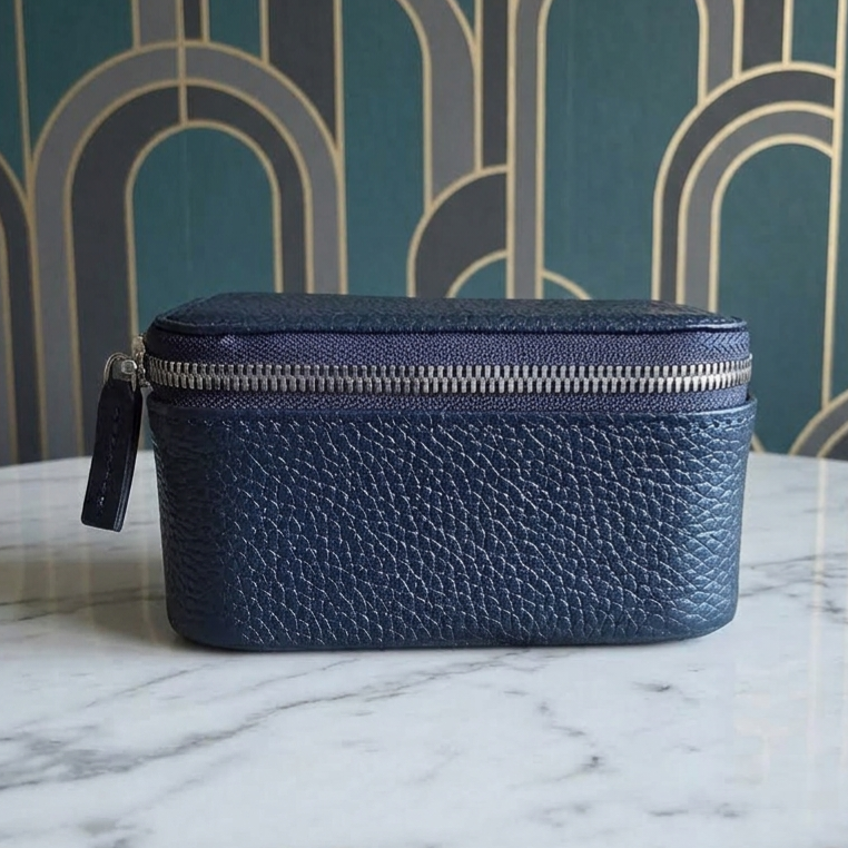 Anok Watch Travel Case for 2 / Navy Blue