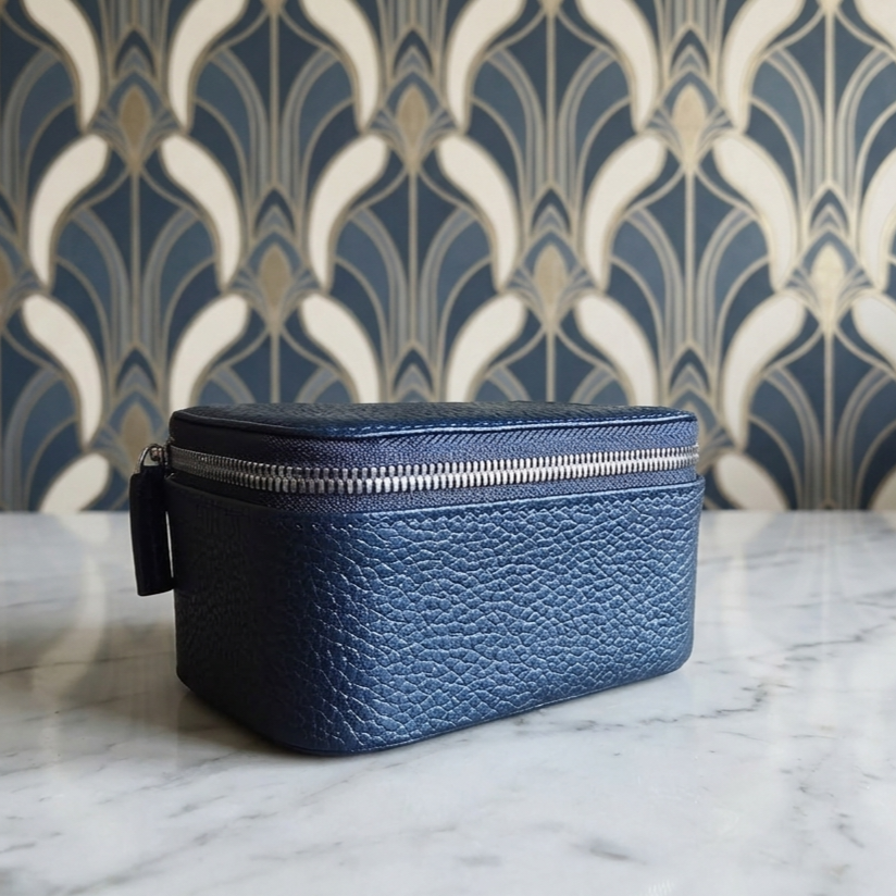 Anok Watch Travel Case for 2 / Navy Blue