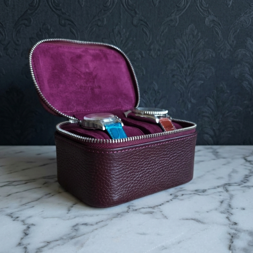 Anok Watch Travel Case for 2 / Violet
