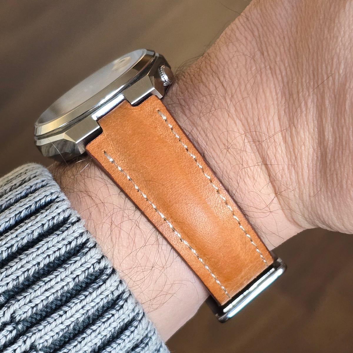 Tsuyosa Leather Strap - Tan