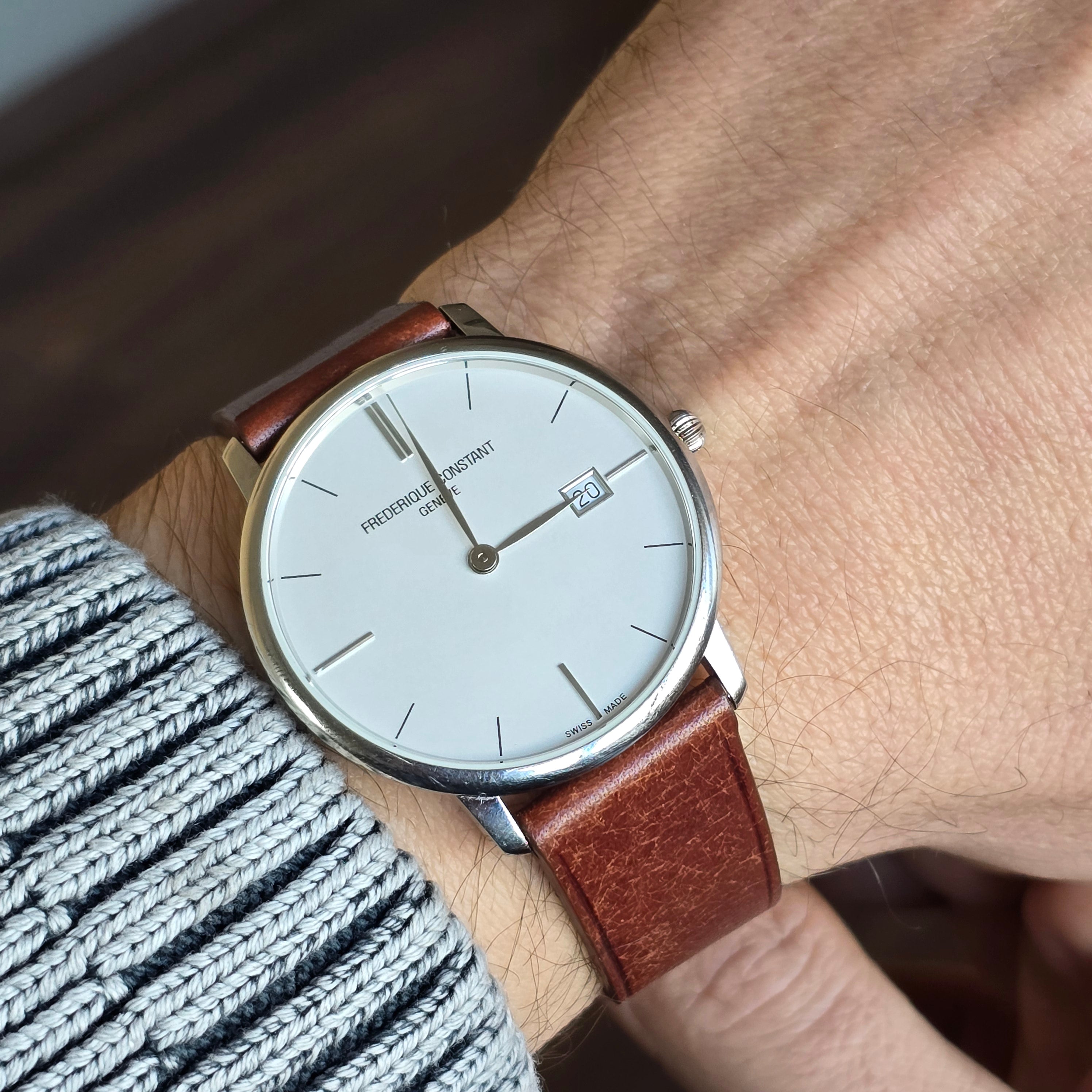 Pueblo Leather Strap - Brown Stitchless