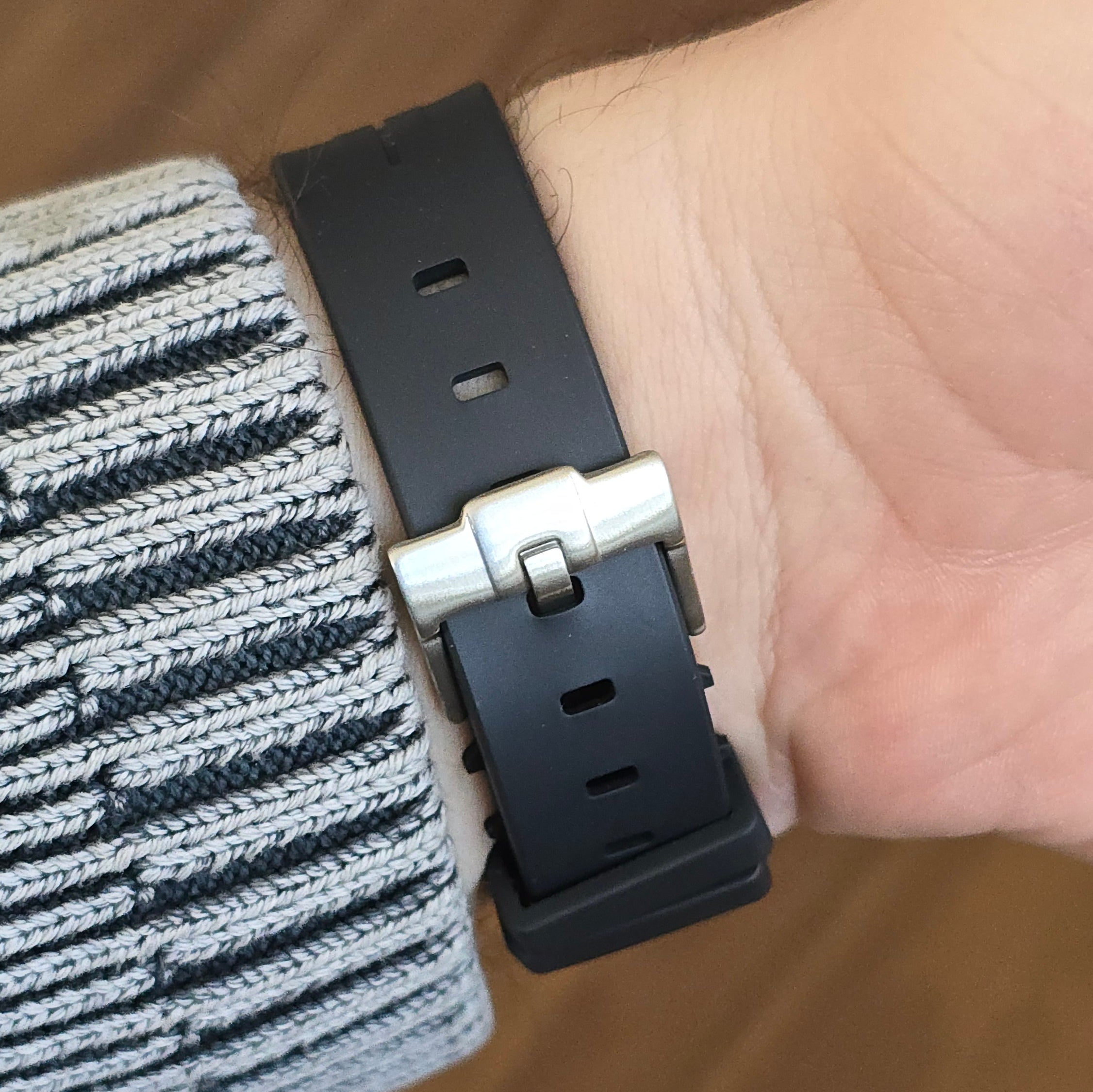 Moonswatch Compatible Rubber Strap - Black
