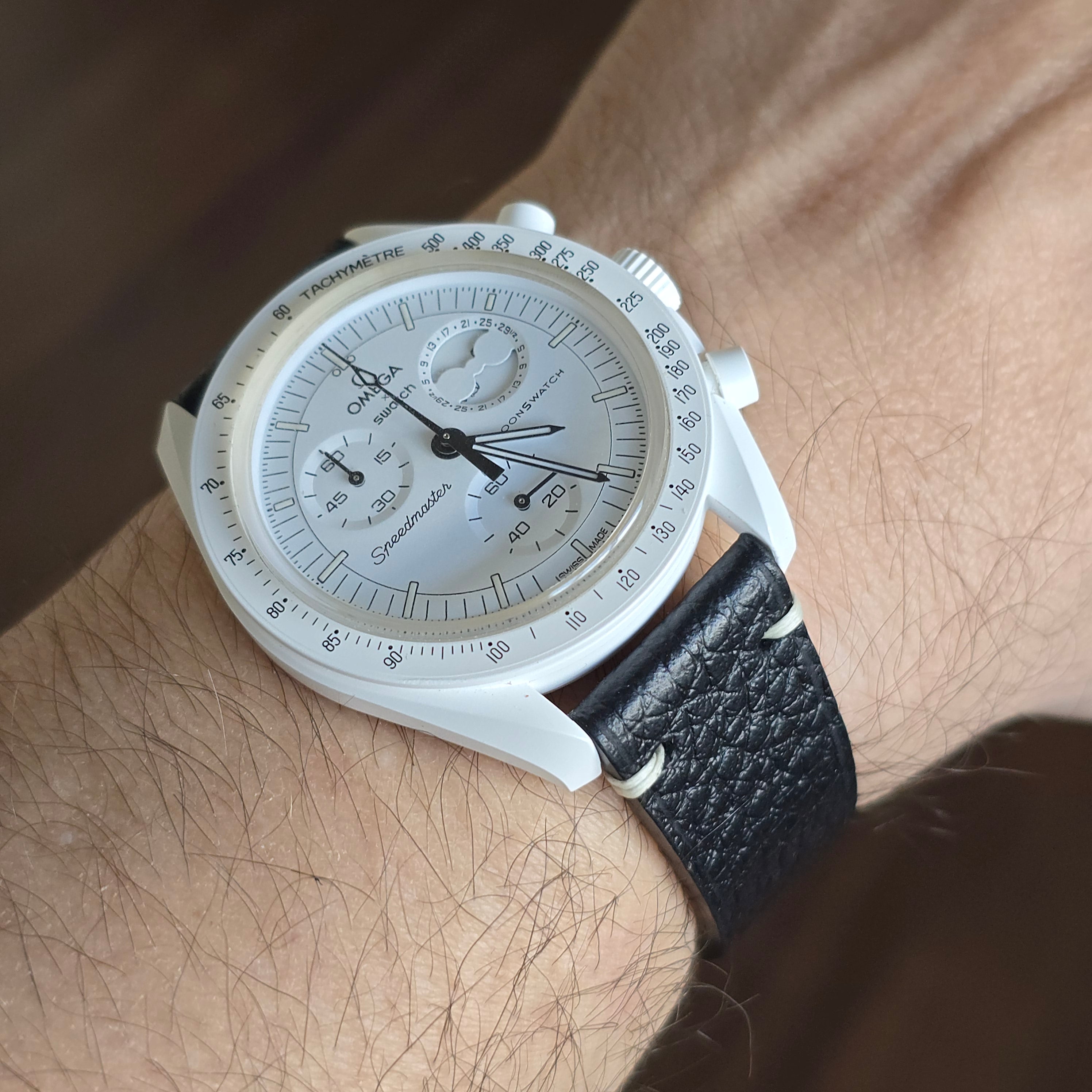 Vintage Style Leather Watch Strap