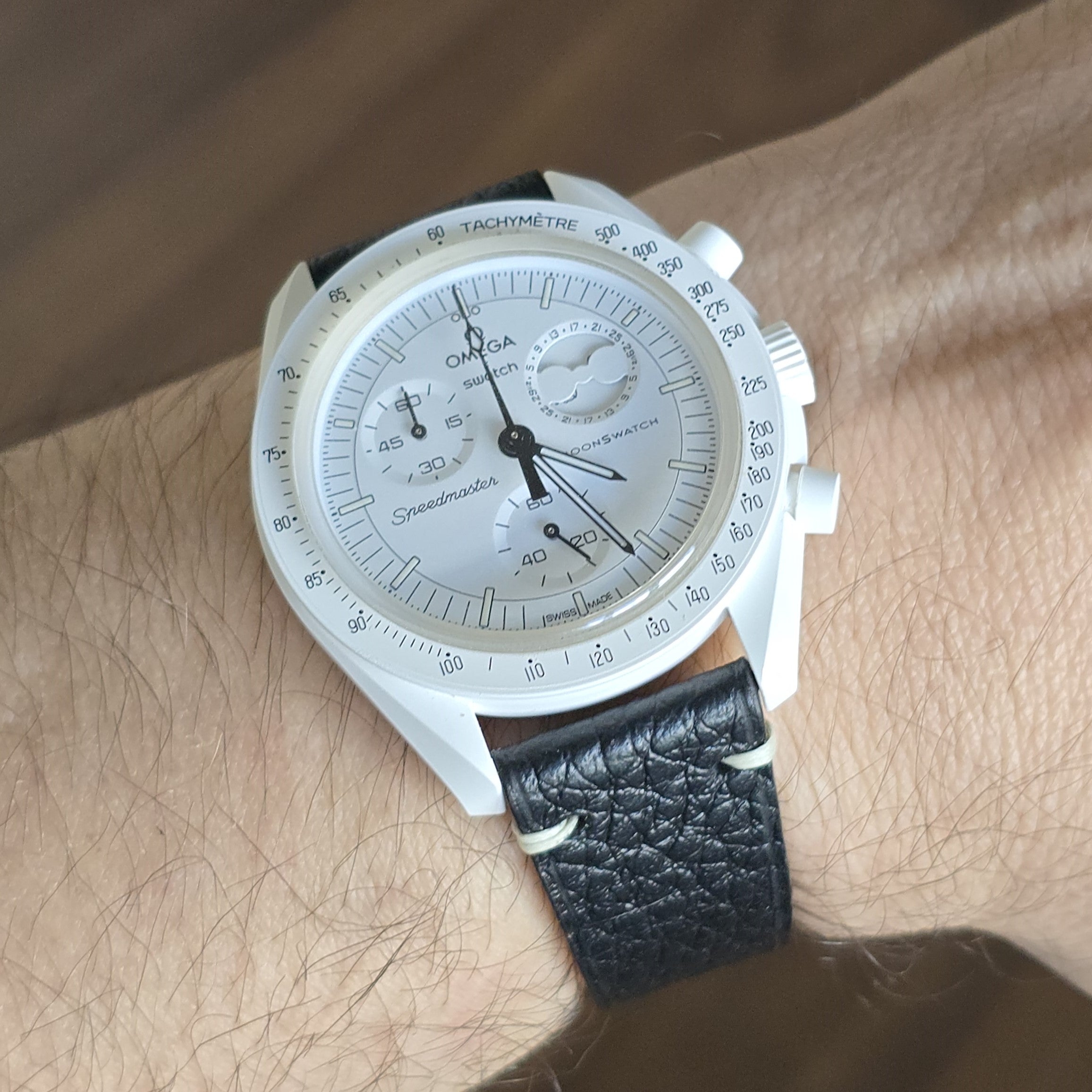 Vintage Style Leather Watch Strap
