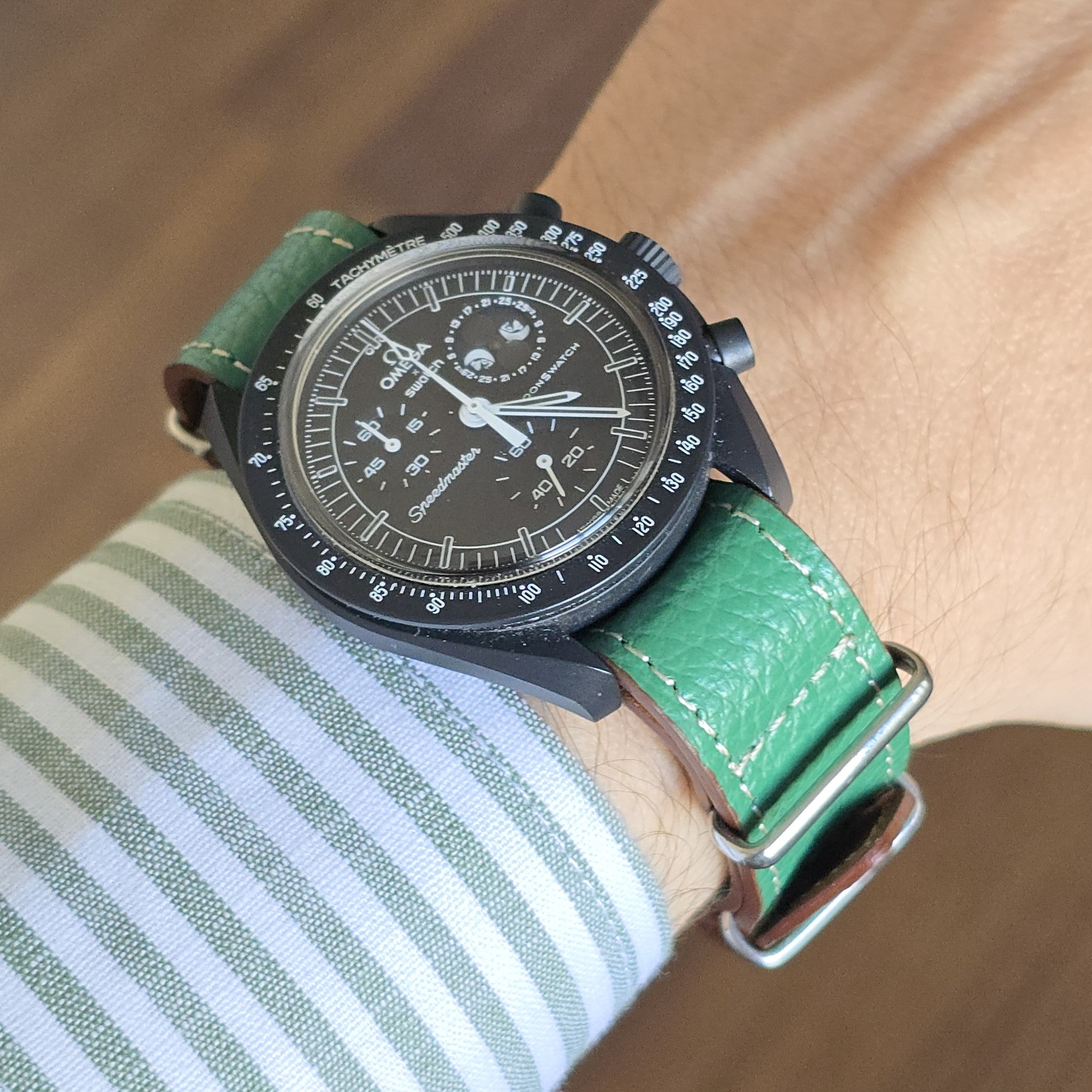Nato Leather Watch Strap