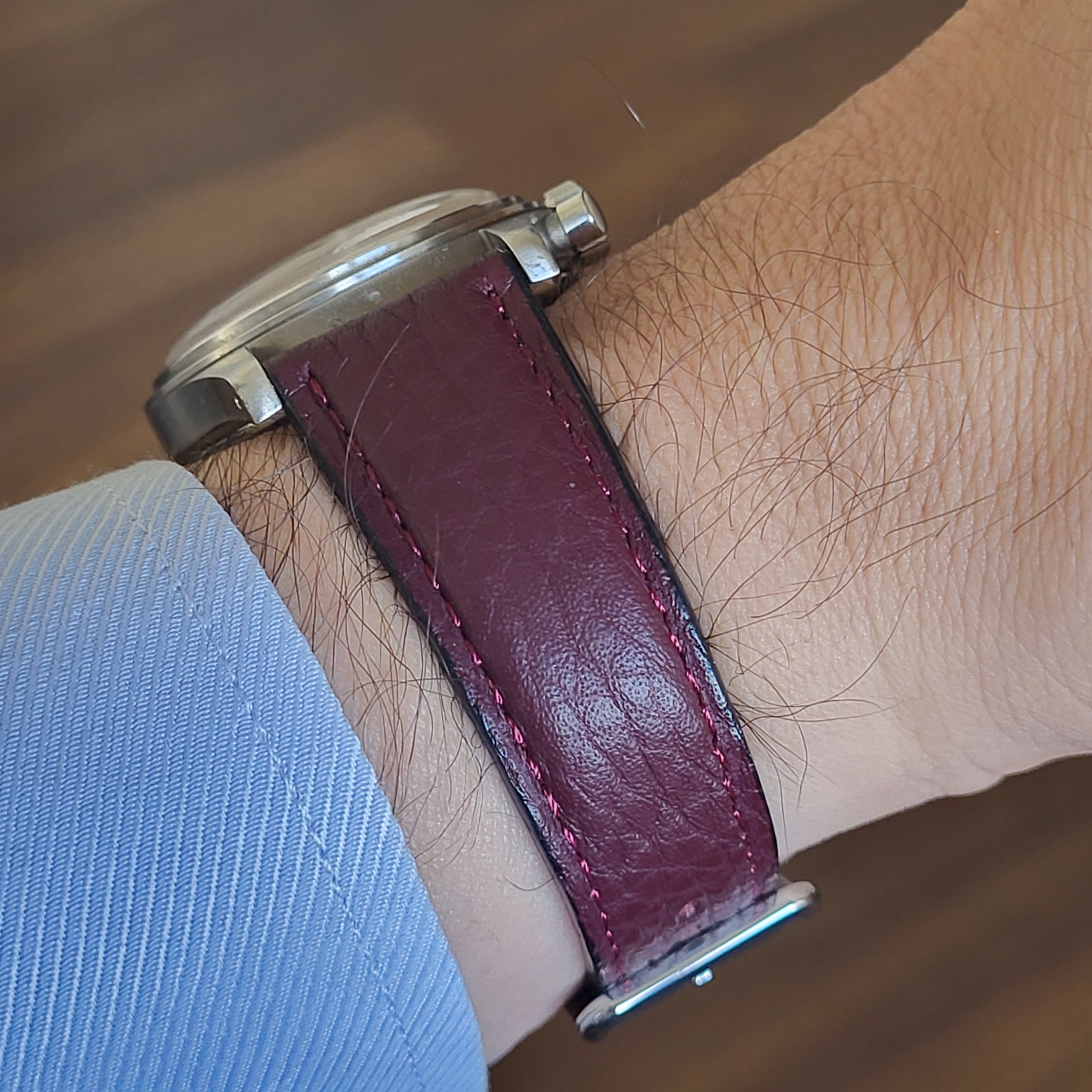Embossed Leather Strap
