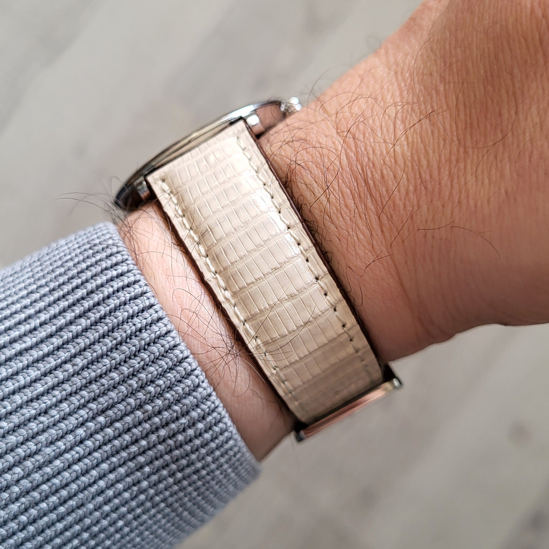 Lizard Leather Watch Strap -