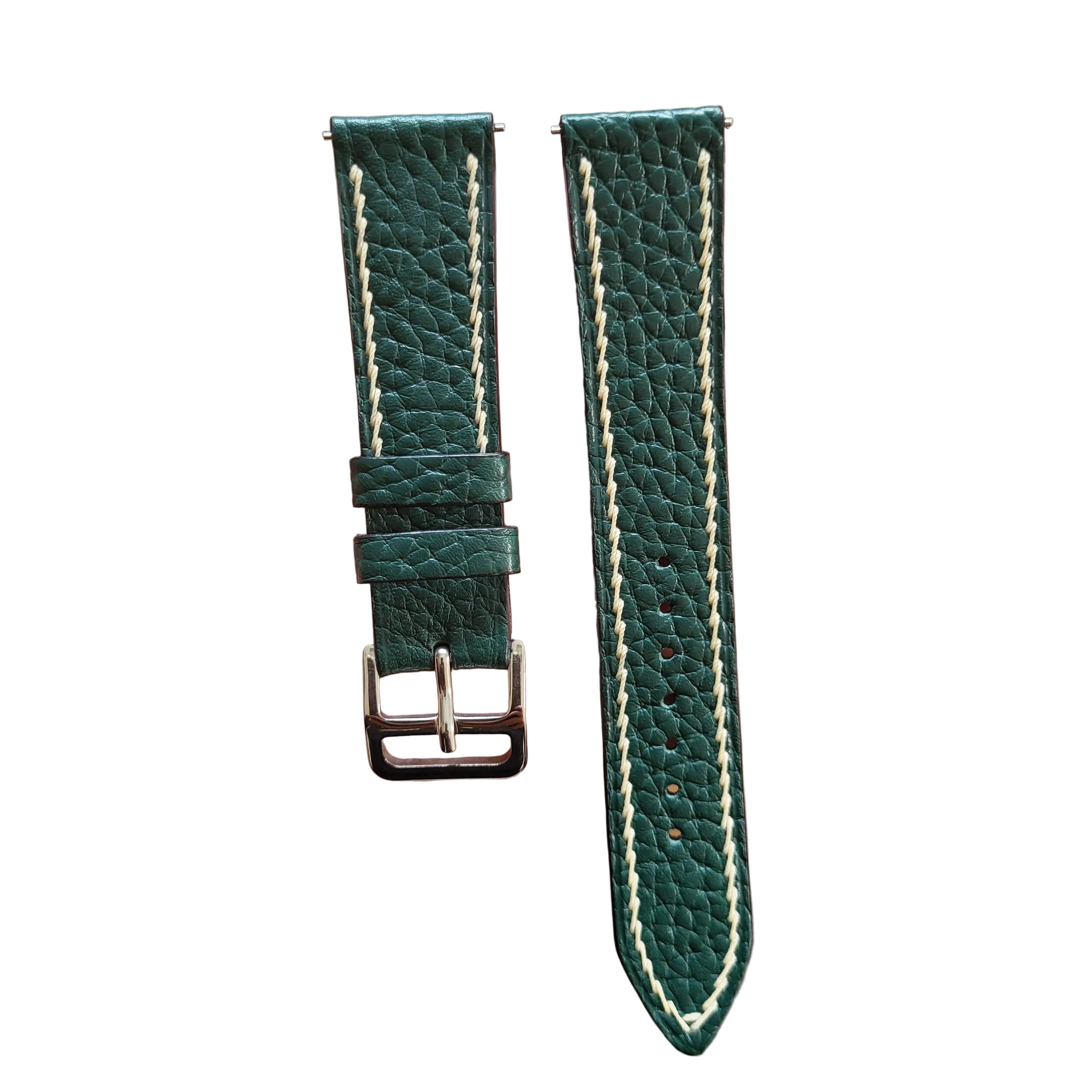 Spanish Style Leather Strap - Green