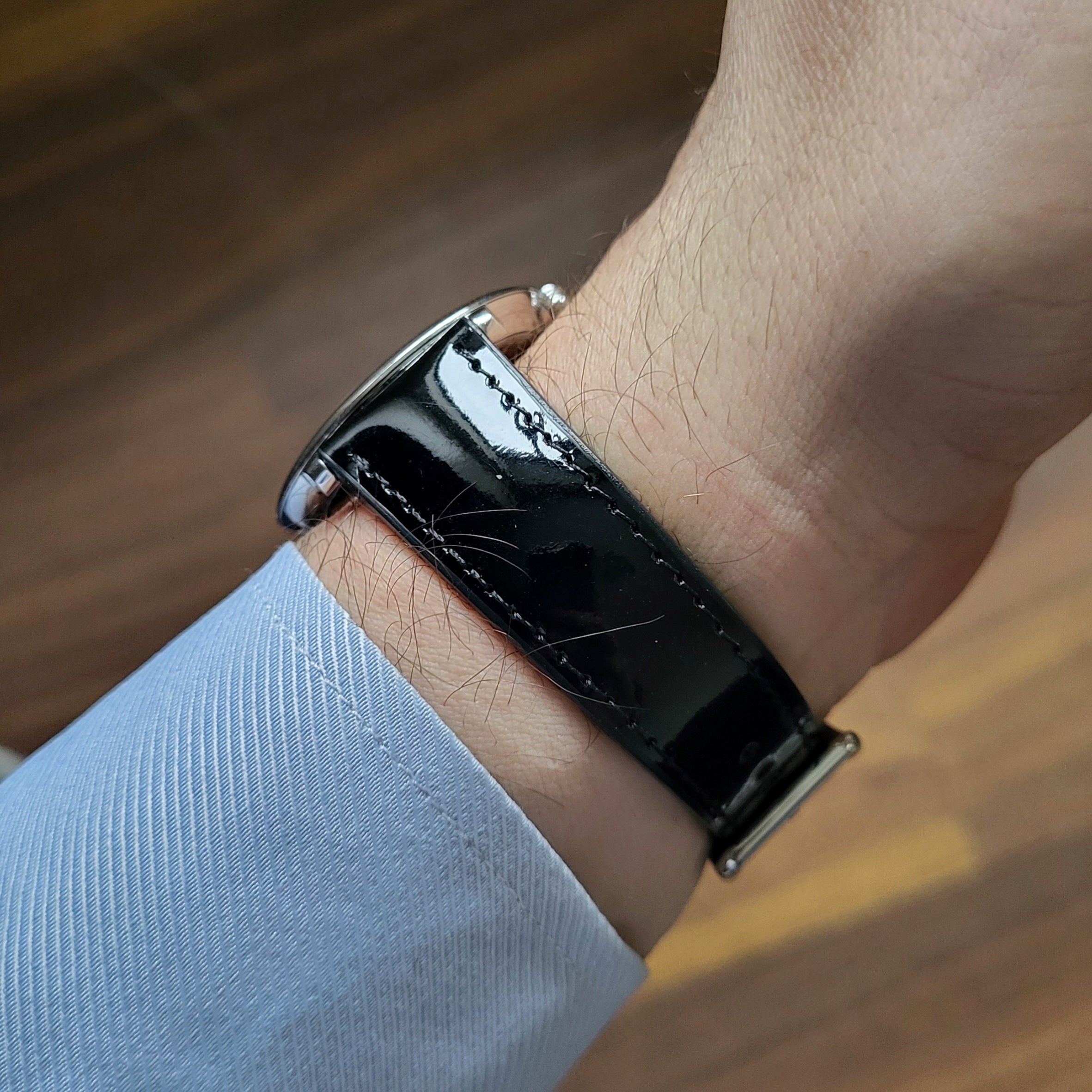 Patent Leather Strap - Black