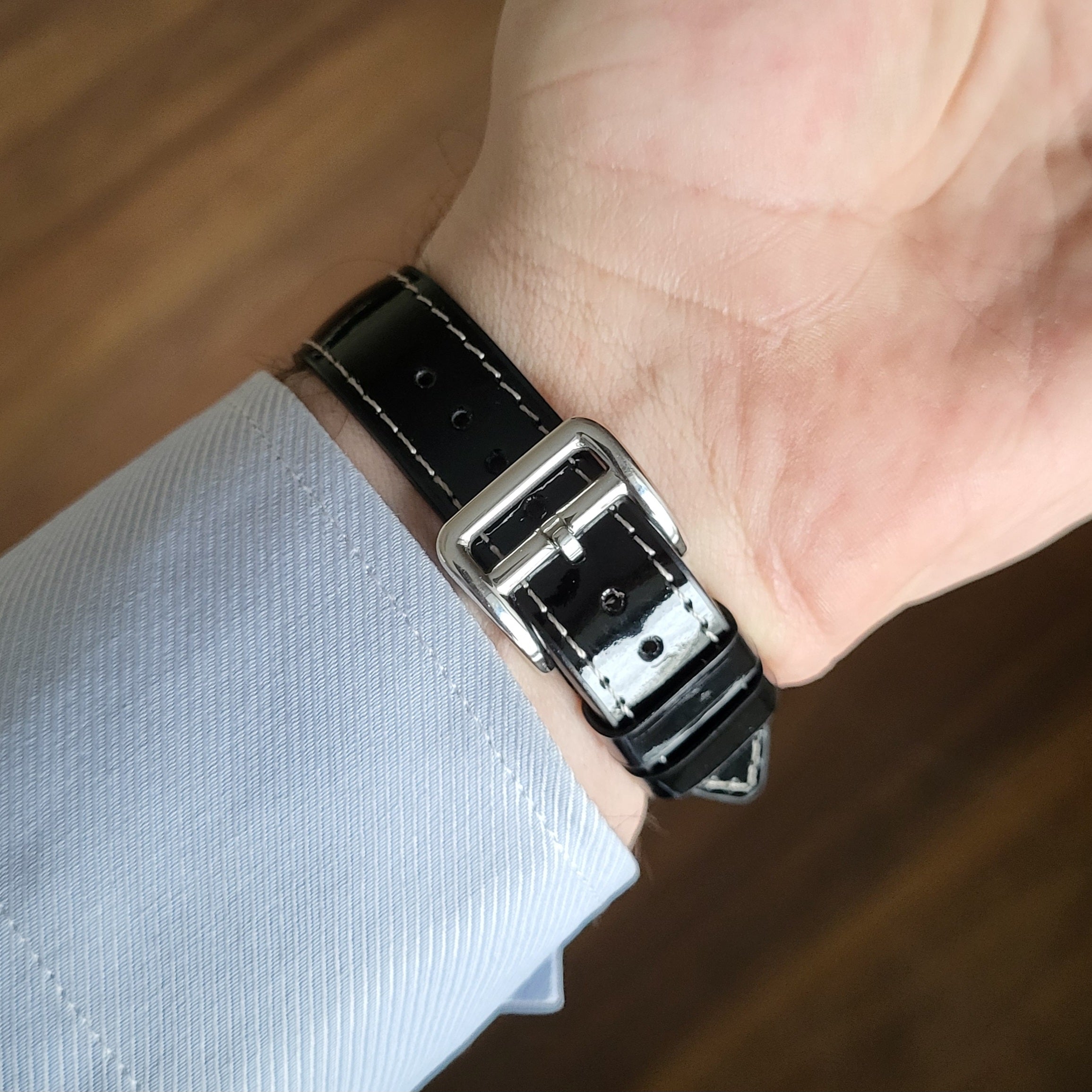 Patent Leather Strap - Black