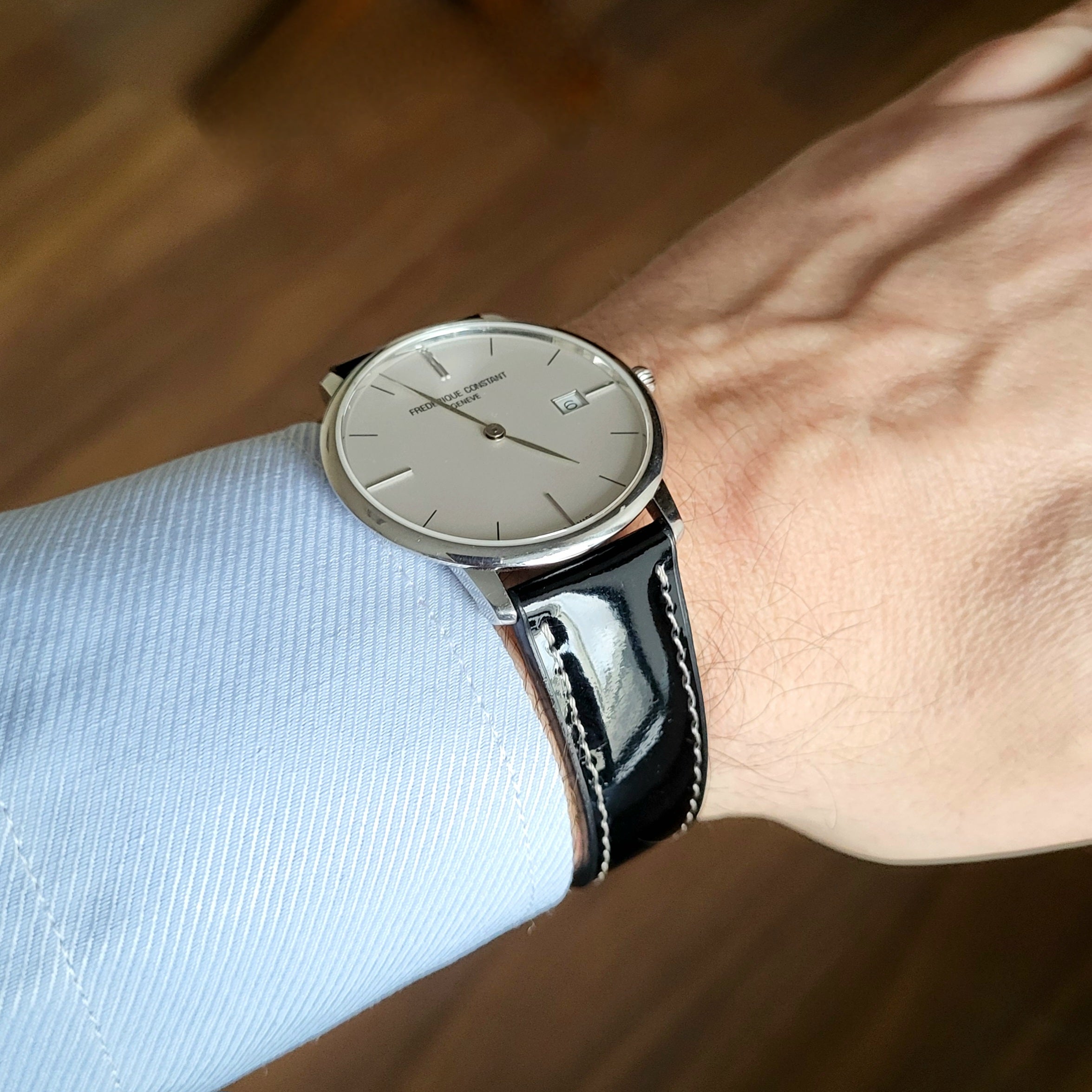 Patent Leather Strap - Black