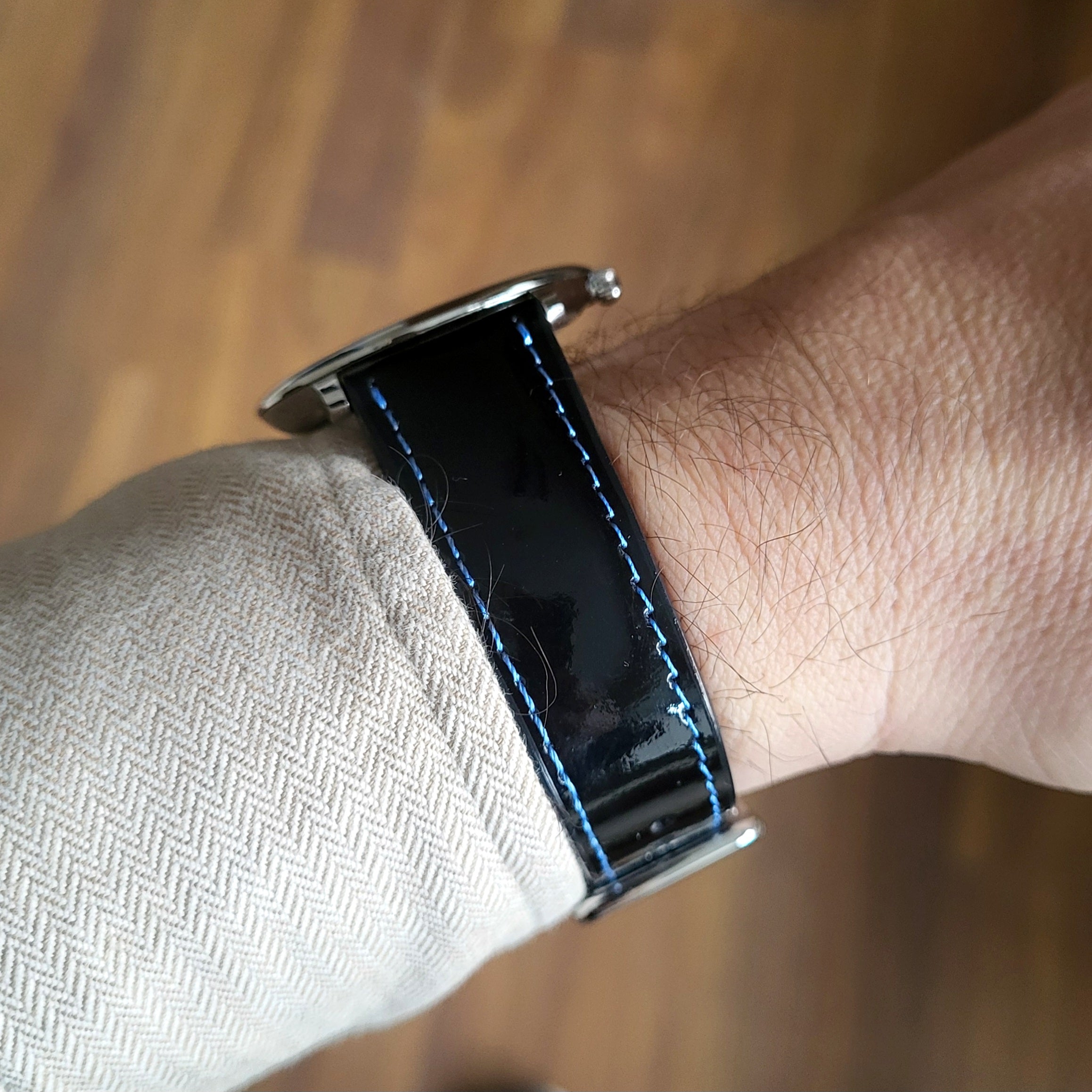 Patent Leather Strap - Black