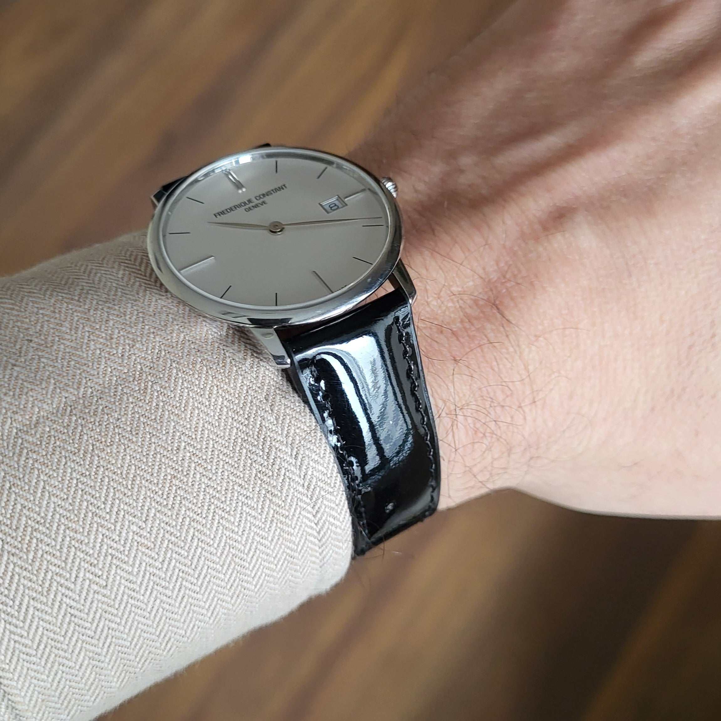 Patent Leather Strap - Black