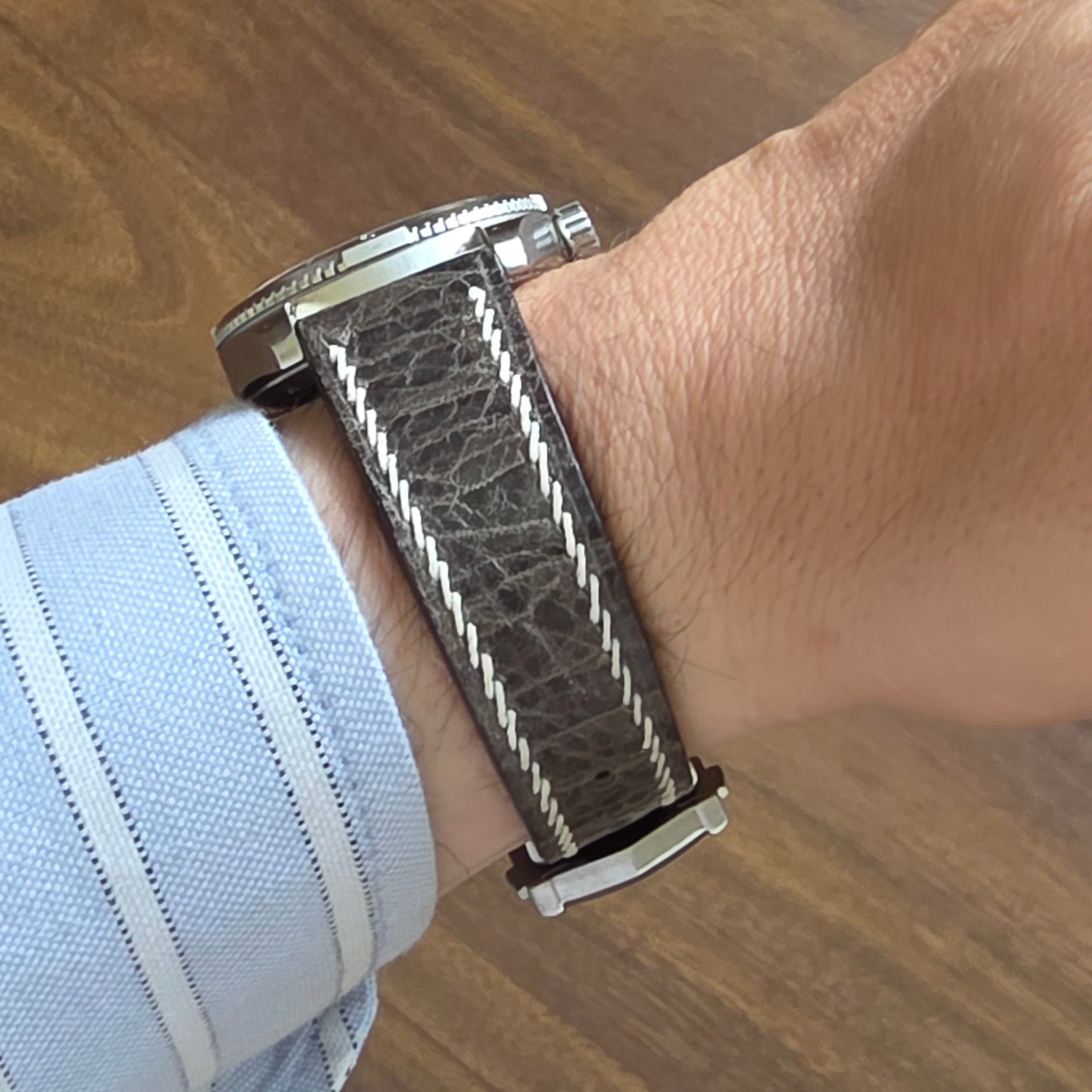 Spanish Style Distressed Leather Strap