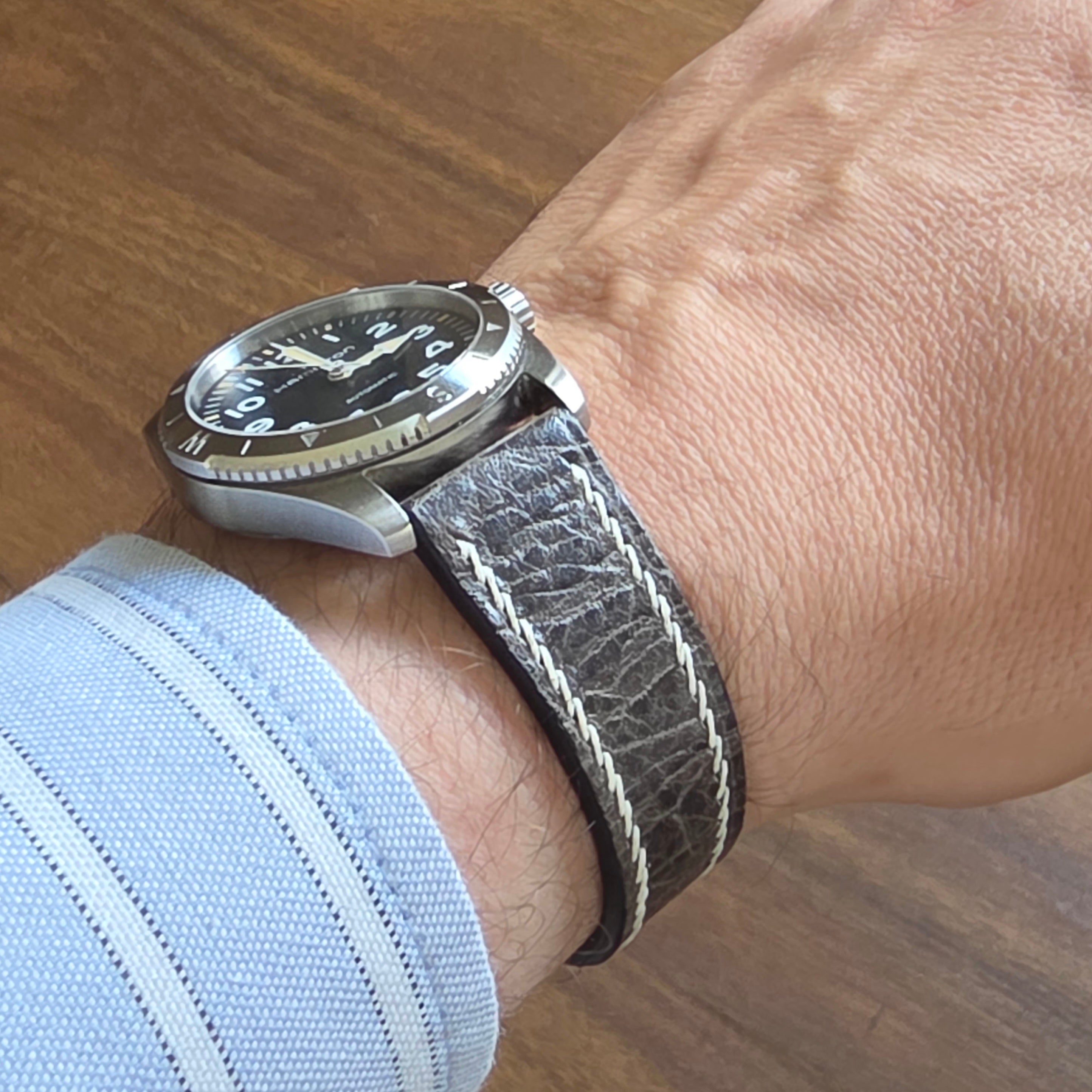 Spanish Style Distressed Leather Strap