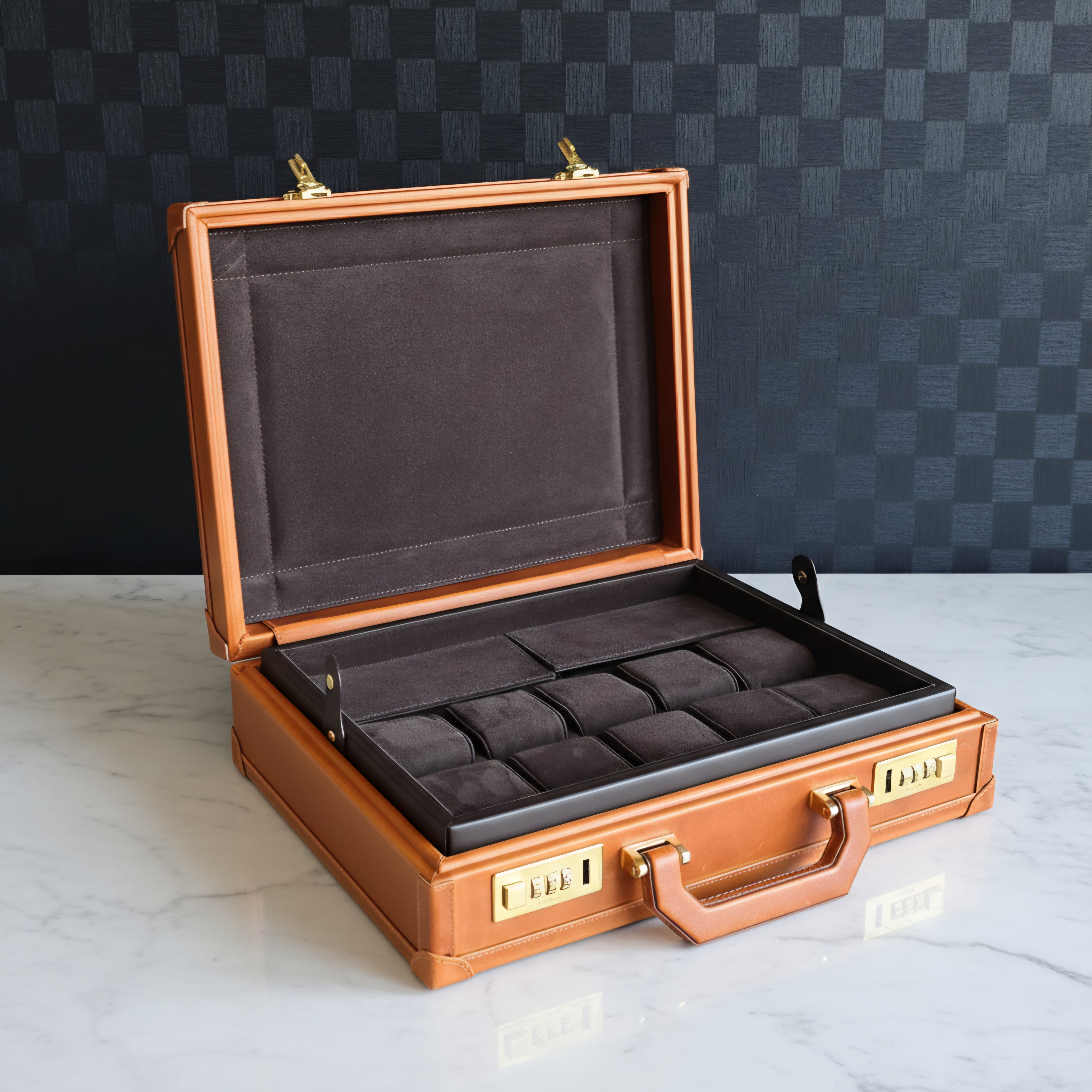 Bond Watch Case for 10 / Tan