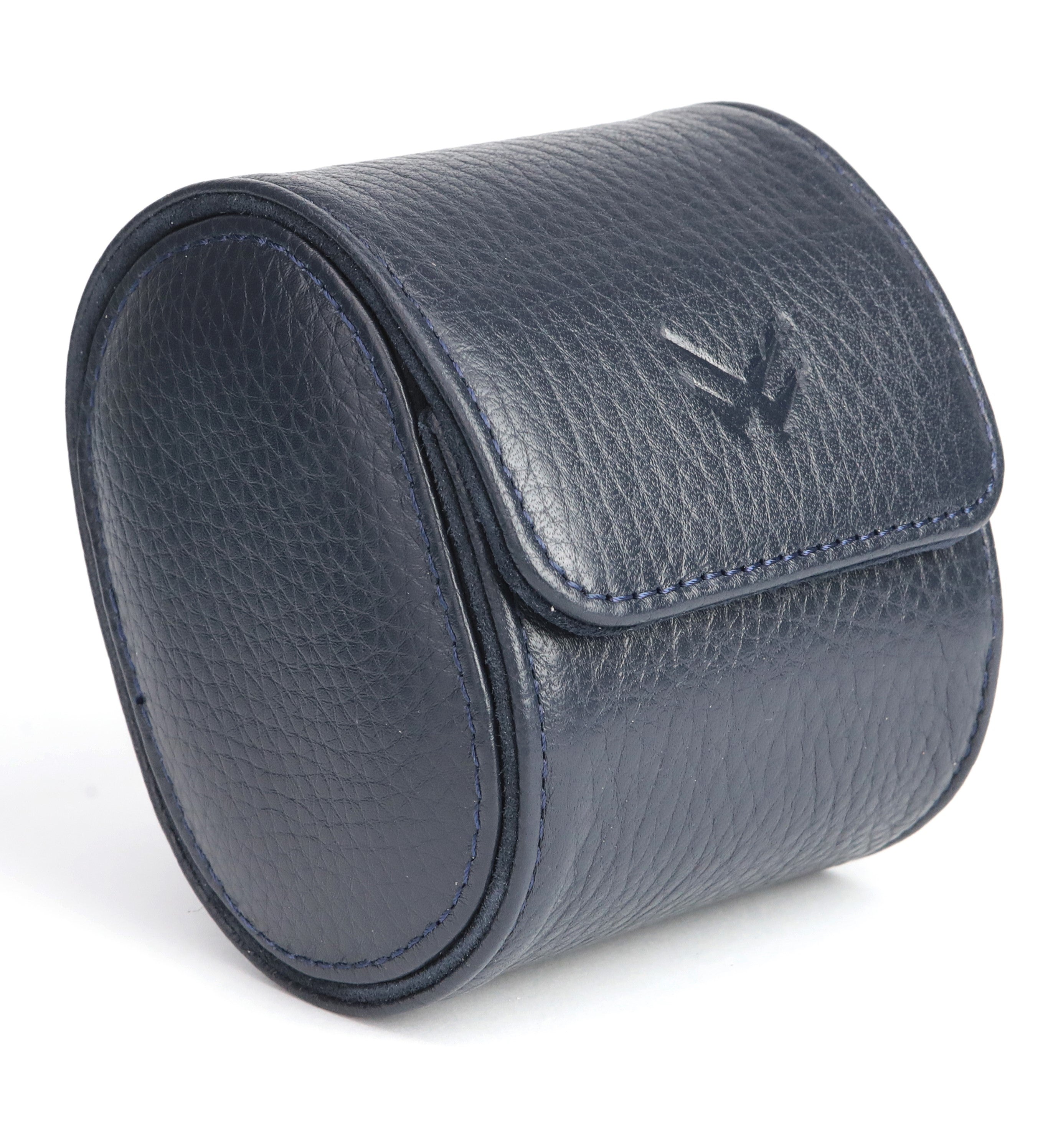 Toro Leather Watch Roll for 1 - D. Blue