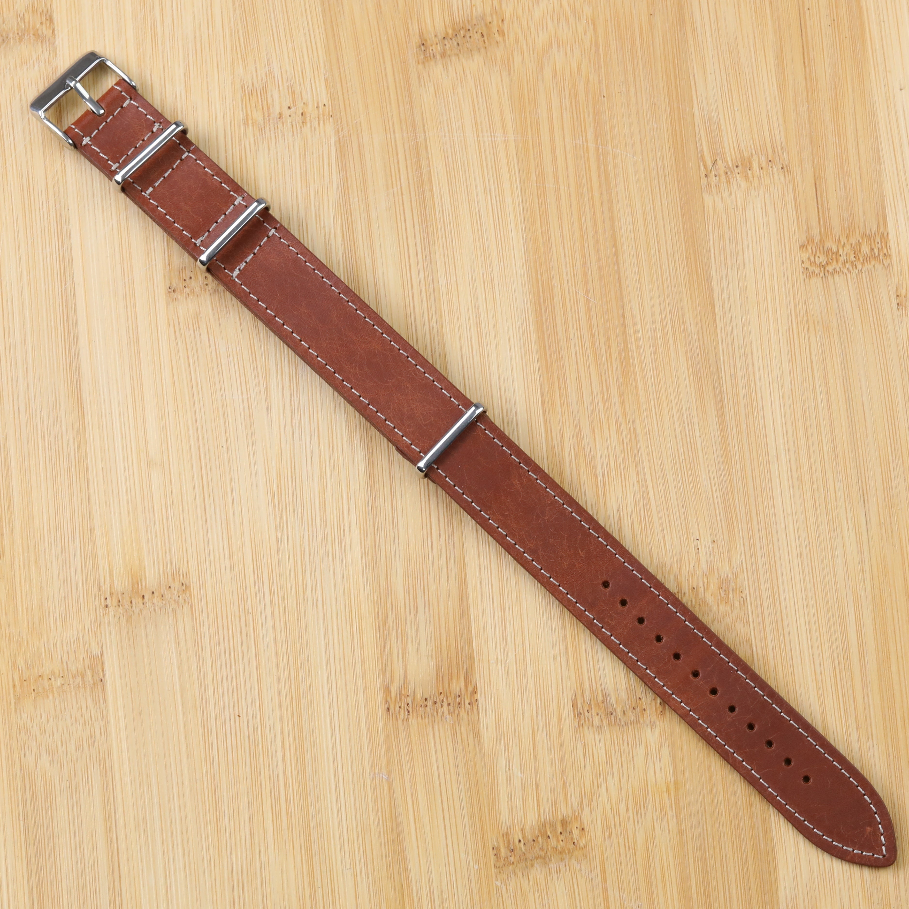 Nato Leather Watch Strap