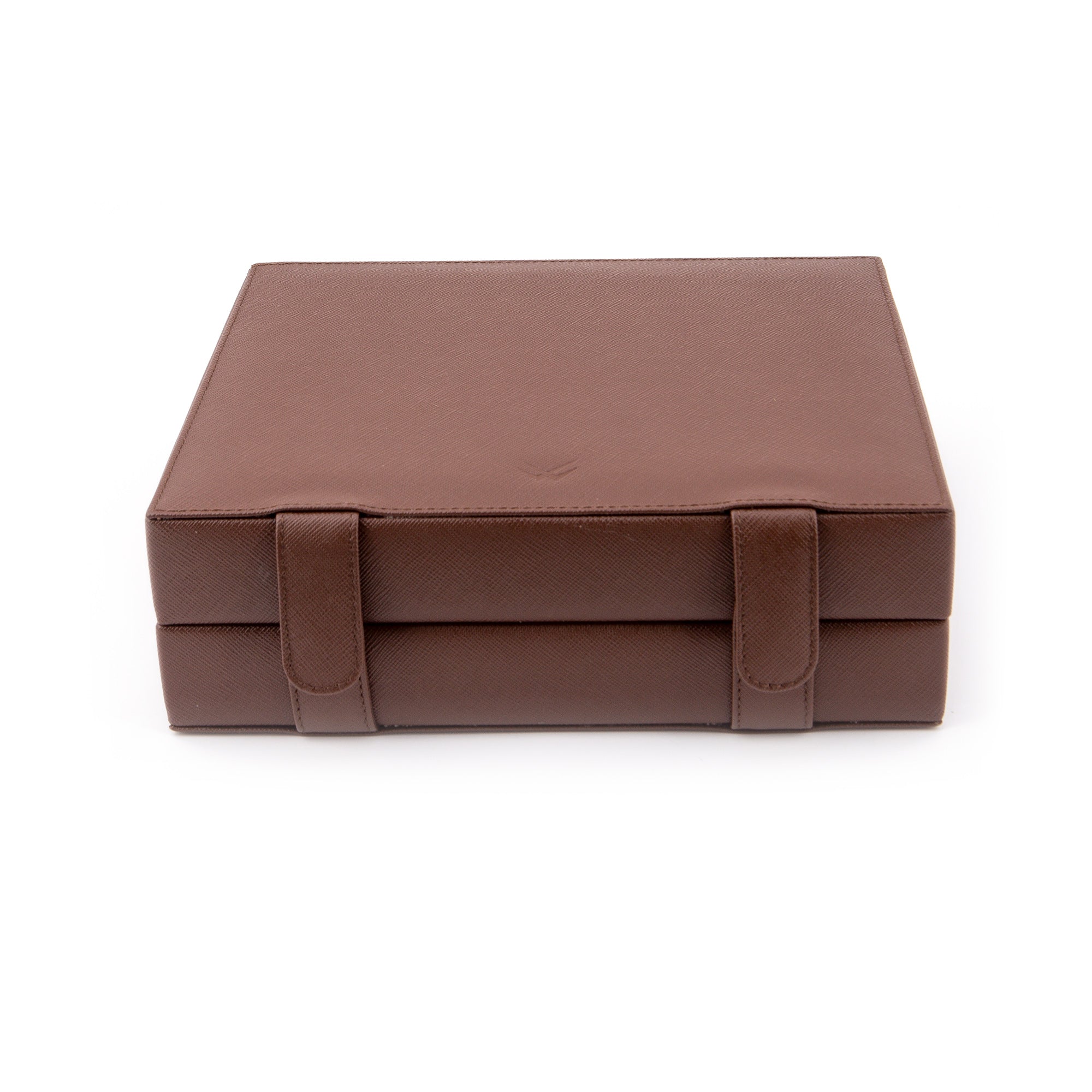 Leather Watch Box for 6 / Brown