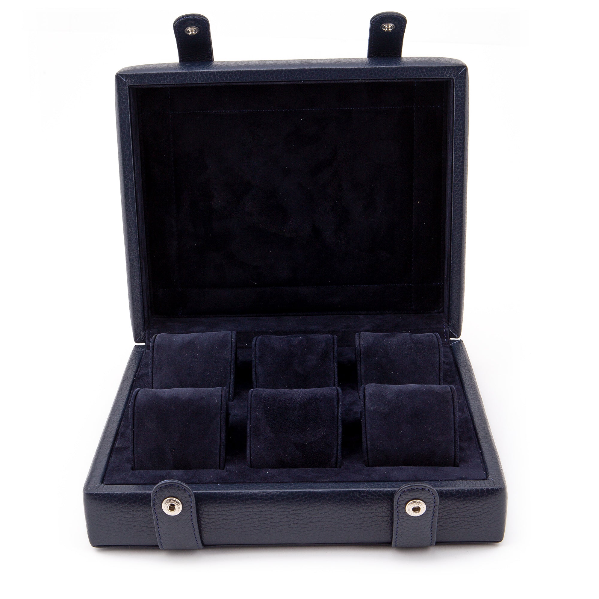Arca Temporis Leather Watch Box for 6 / D.Blue