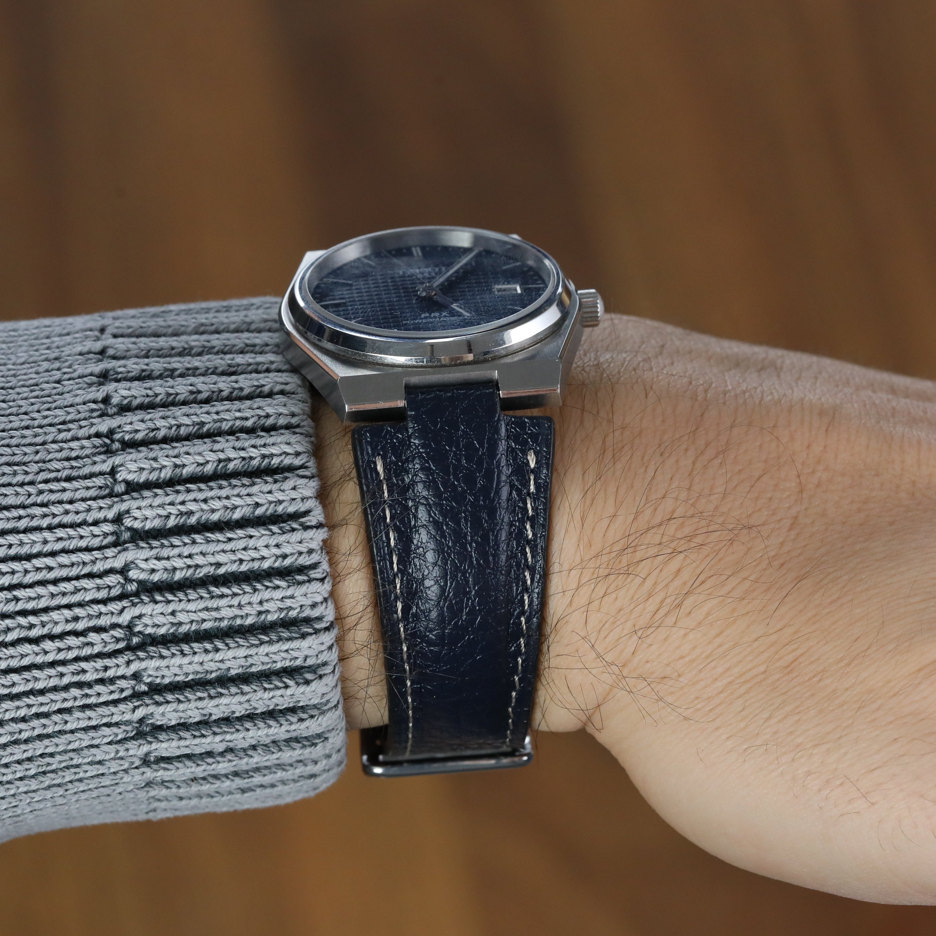 Prx Leather Strap - D. Blue