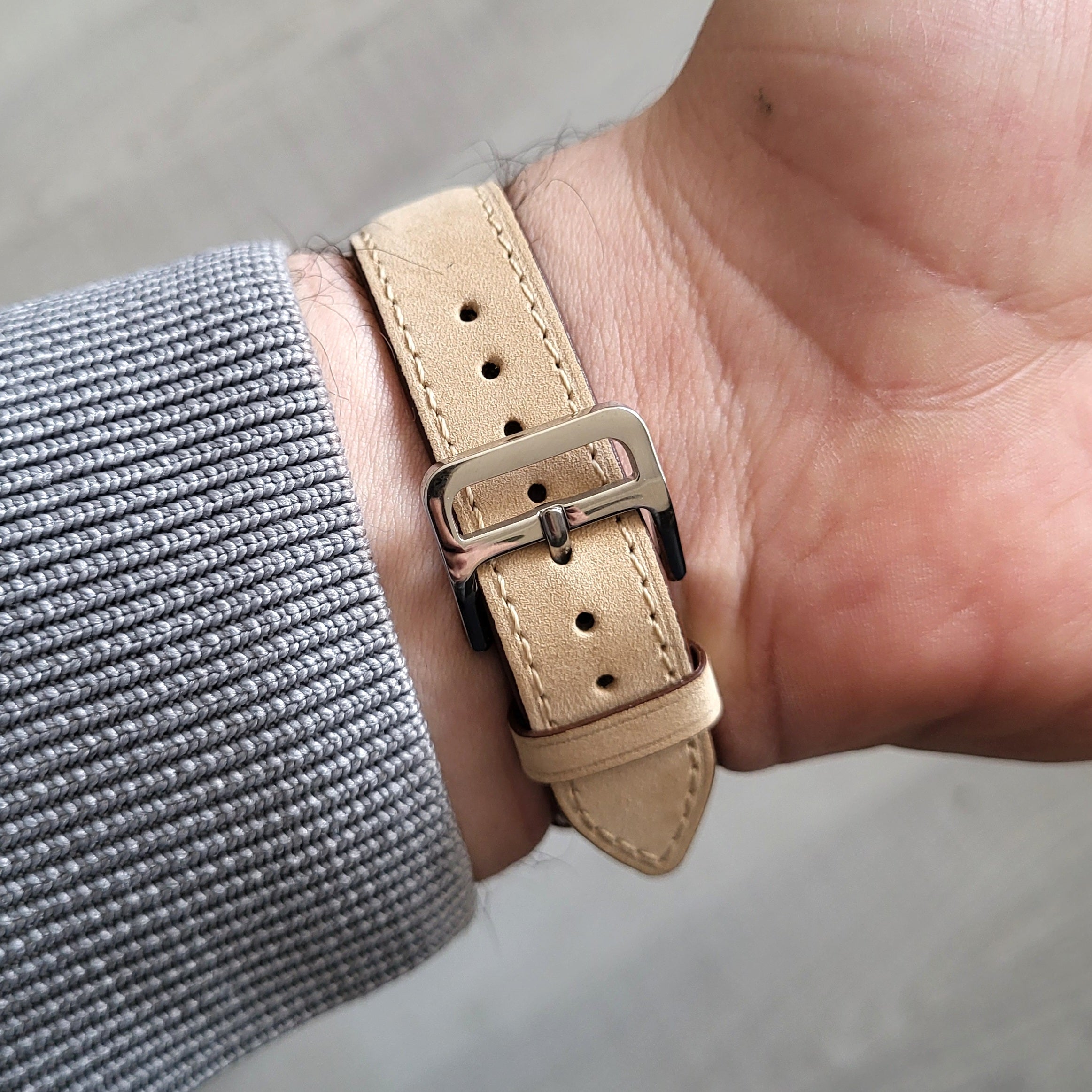 Nubuck Leather Strap