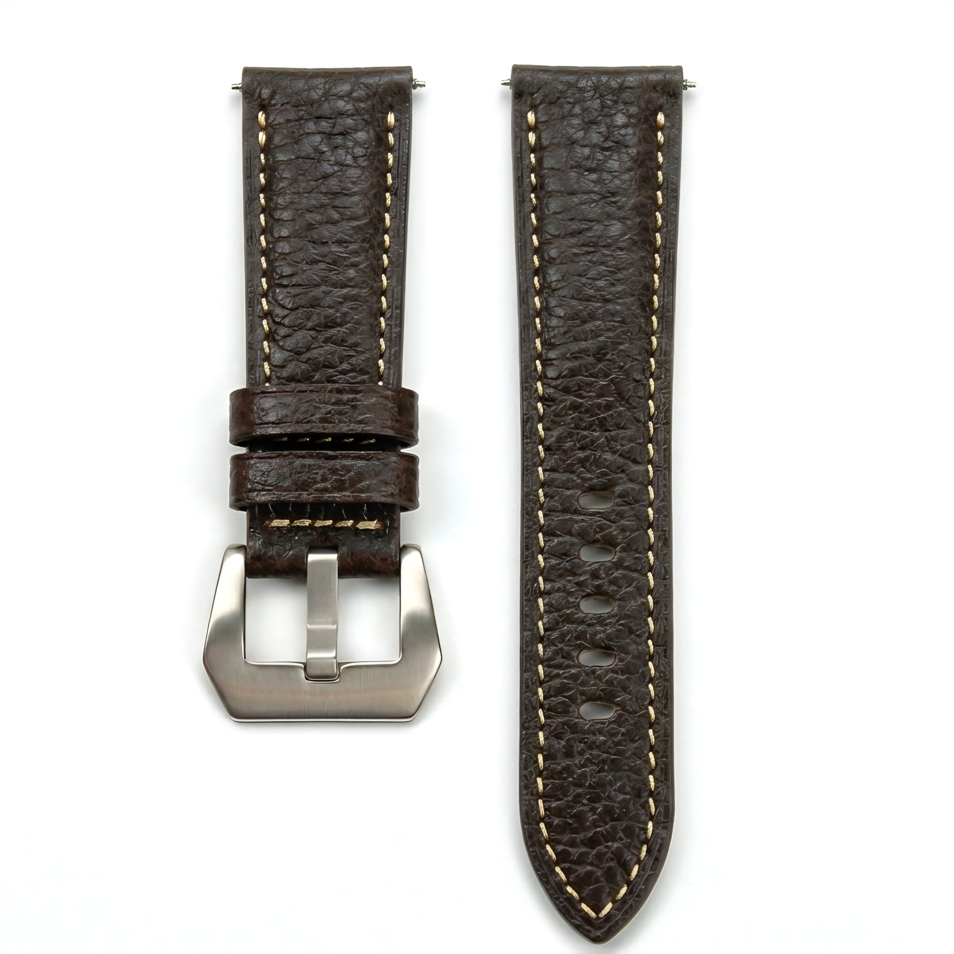 Florentine Series Suede Leather Strap / Brown