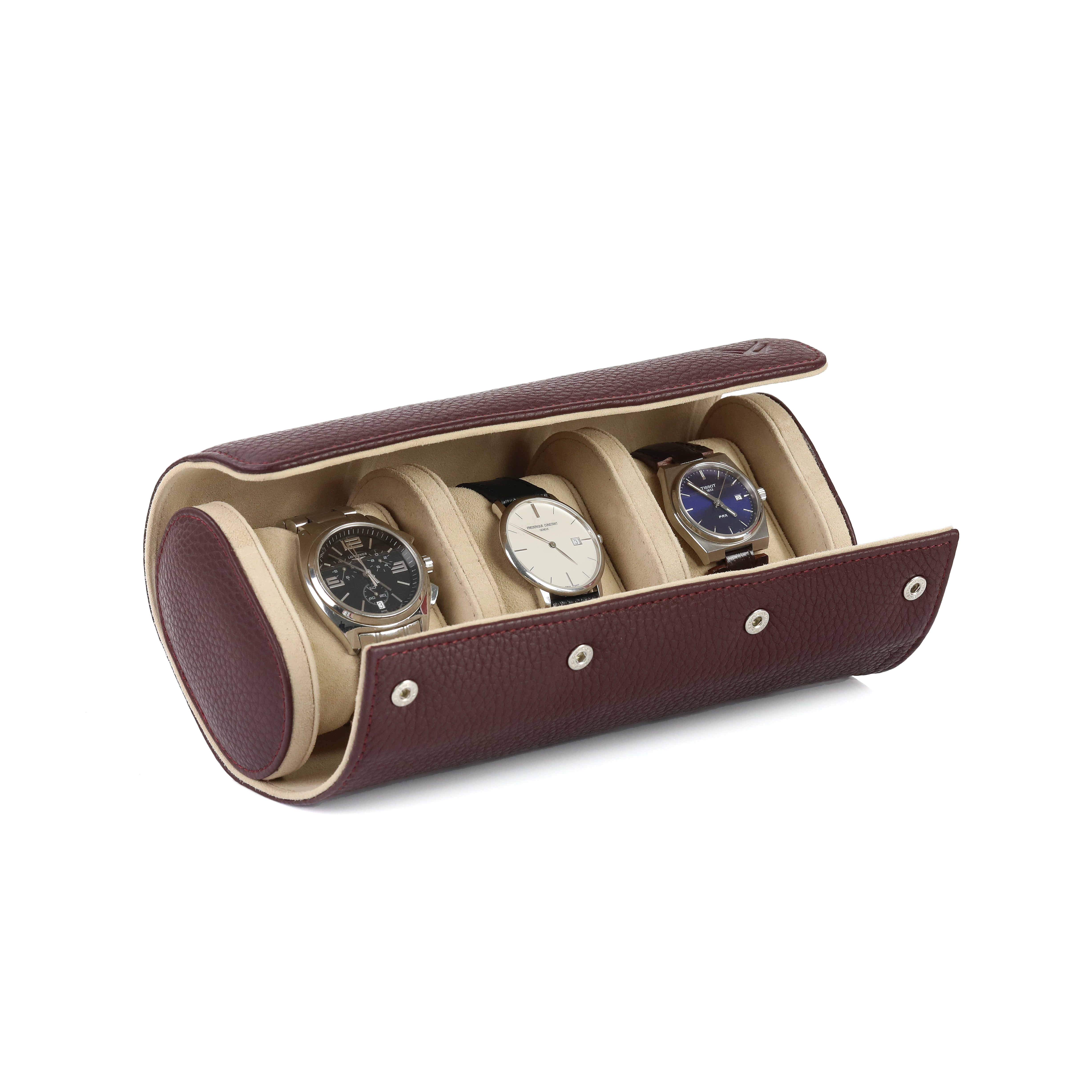 Angora Leather Watch Roll for 3