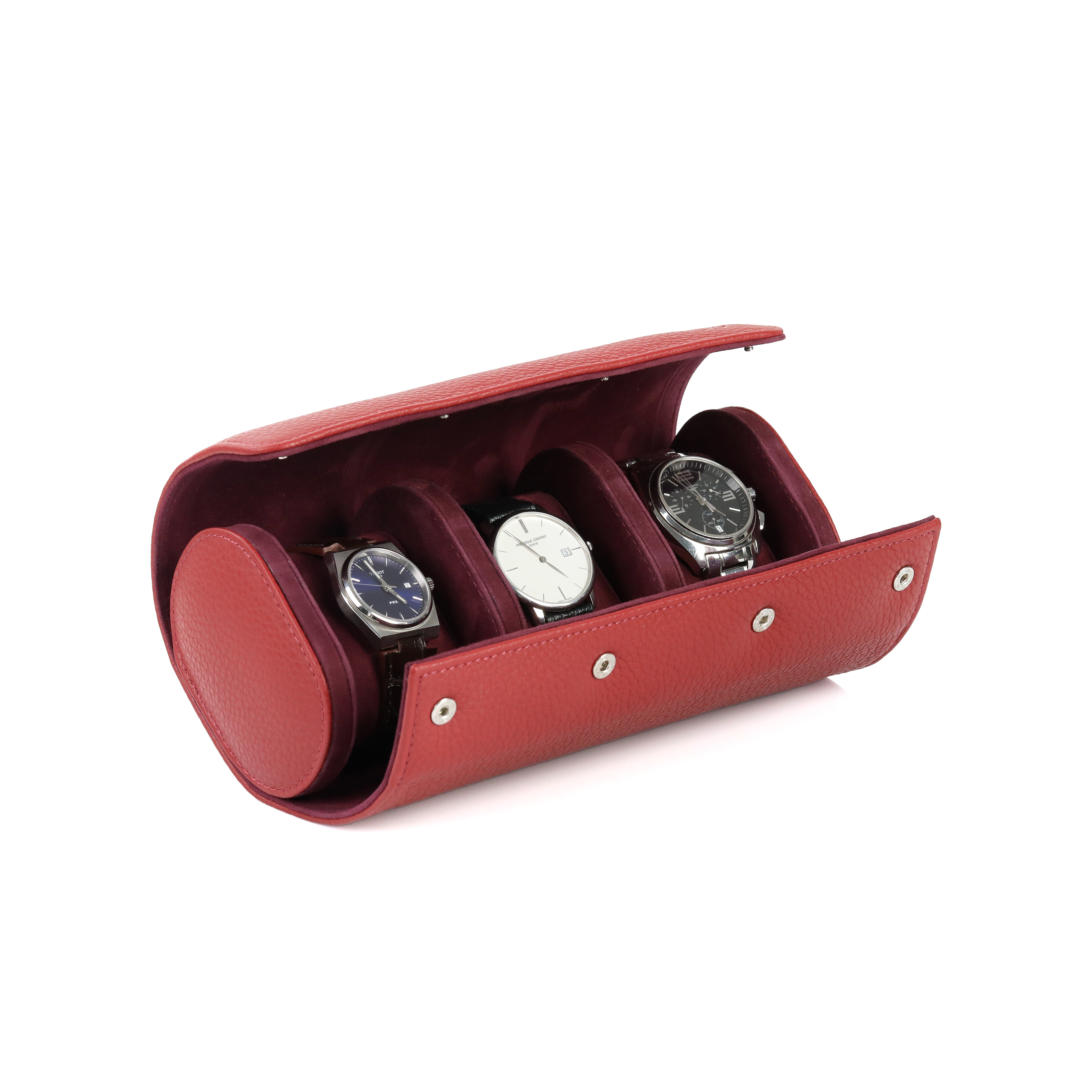 Angora Watch Roll for 3 - Red