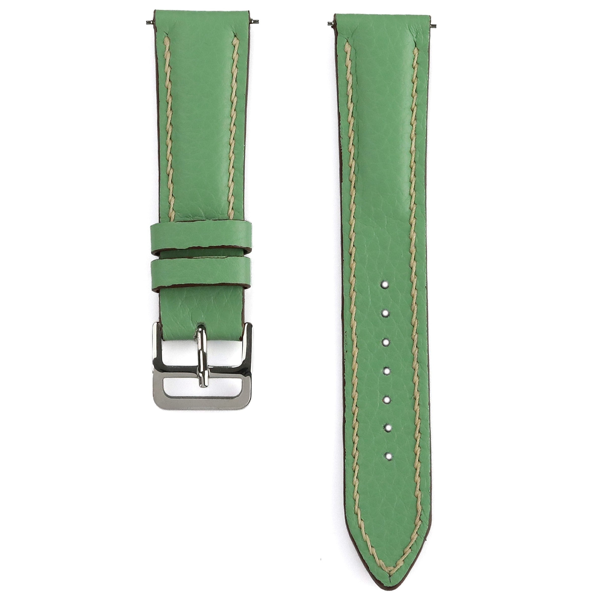 Spanish Style Leather Strap - Green