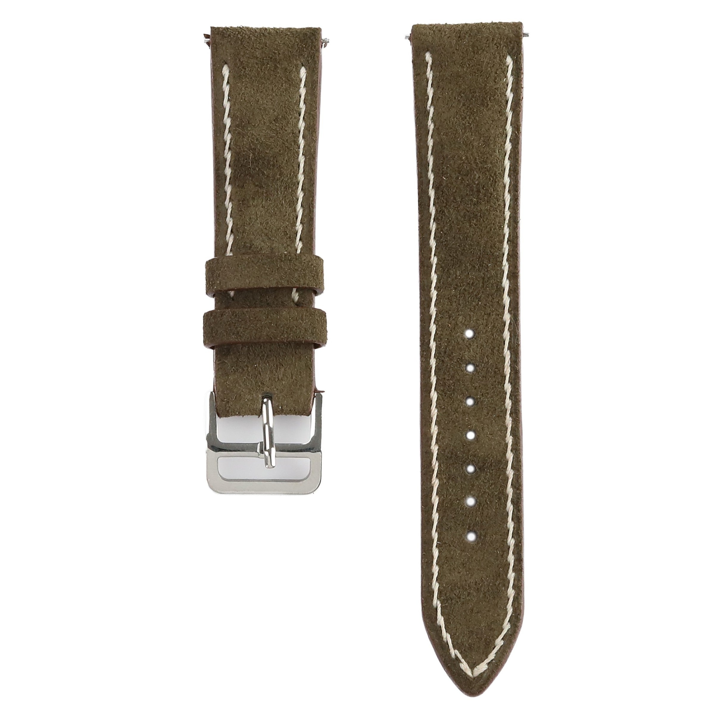 Spanish Style Leather Strap - Green