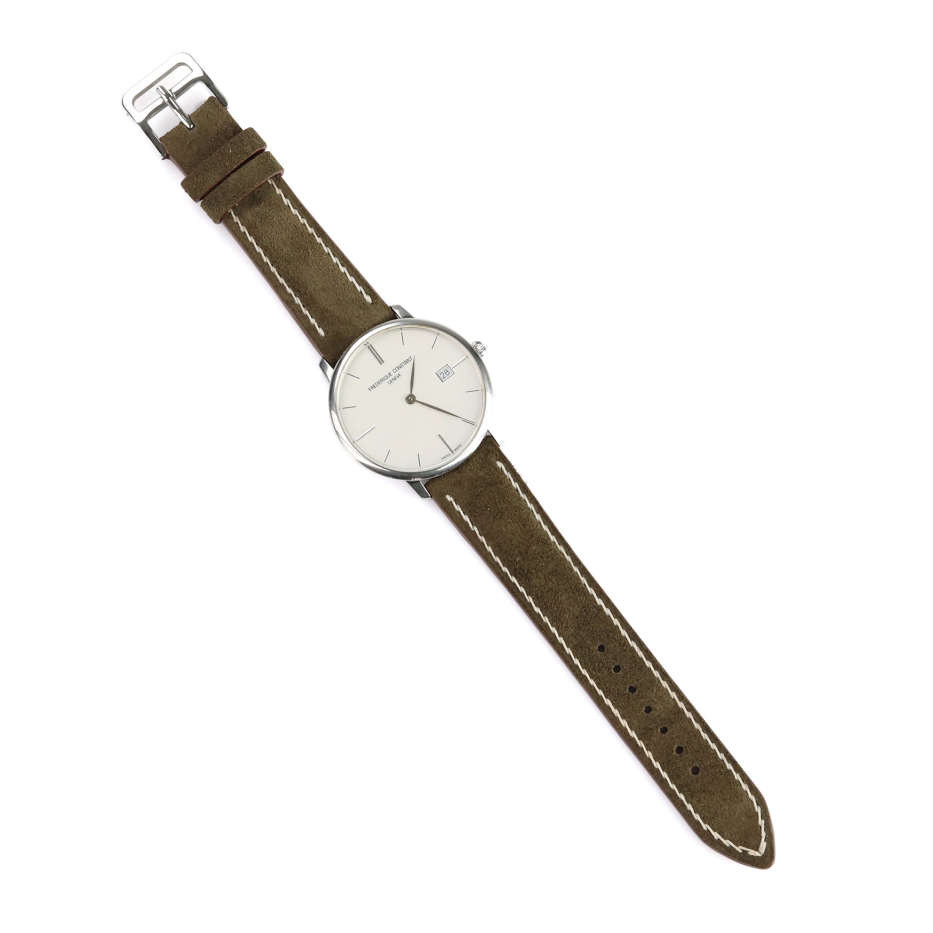 Spanish Style Leather Strap - Green