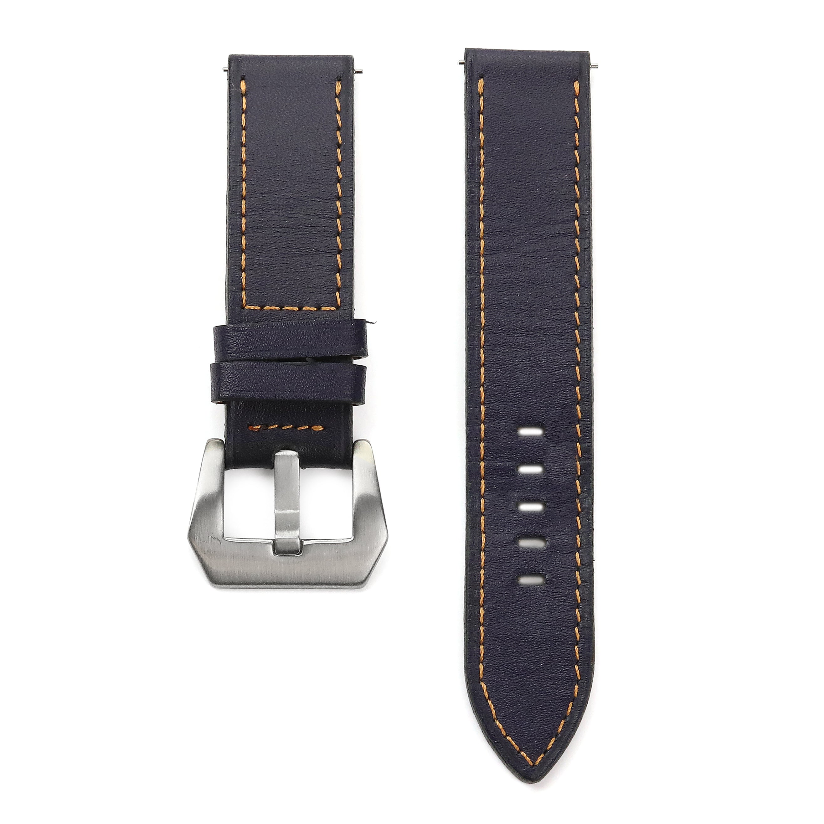 Florentine Series Leather Strap / D. Blue