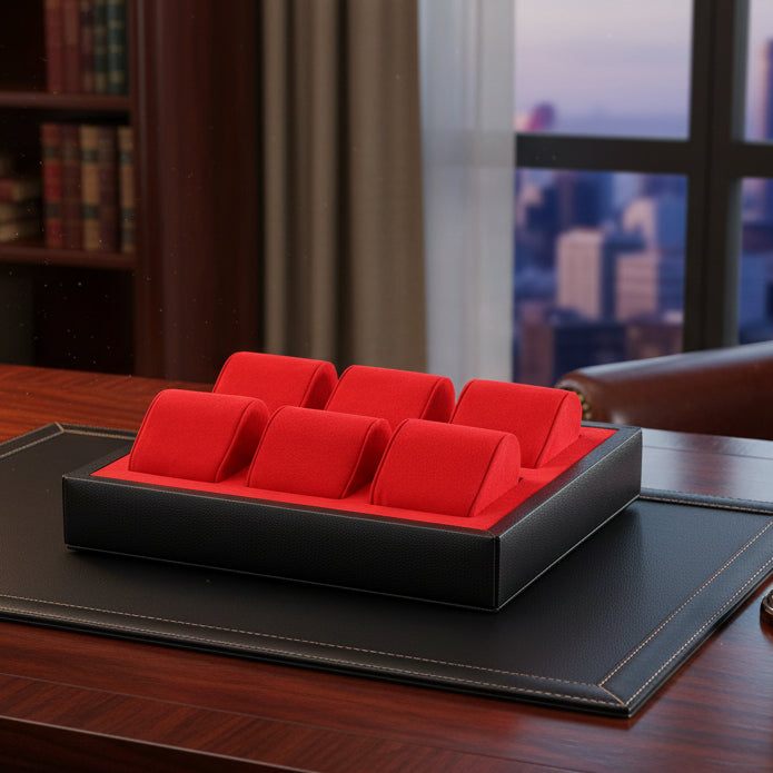 Tempa Watch Display Case for 6 / Black