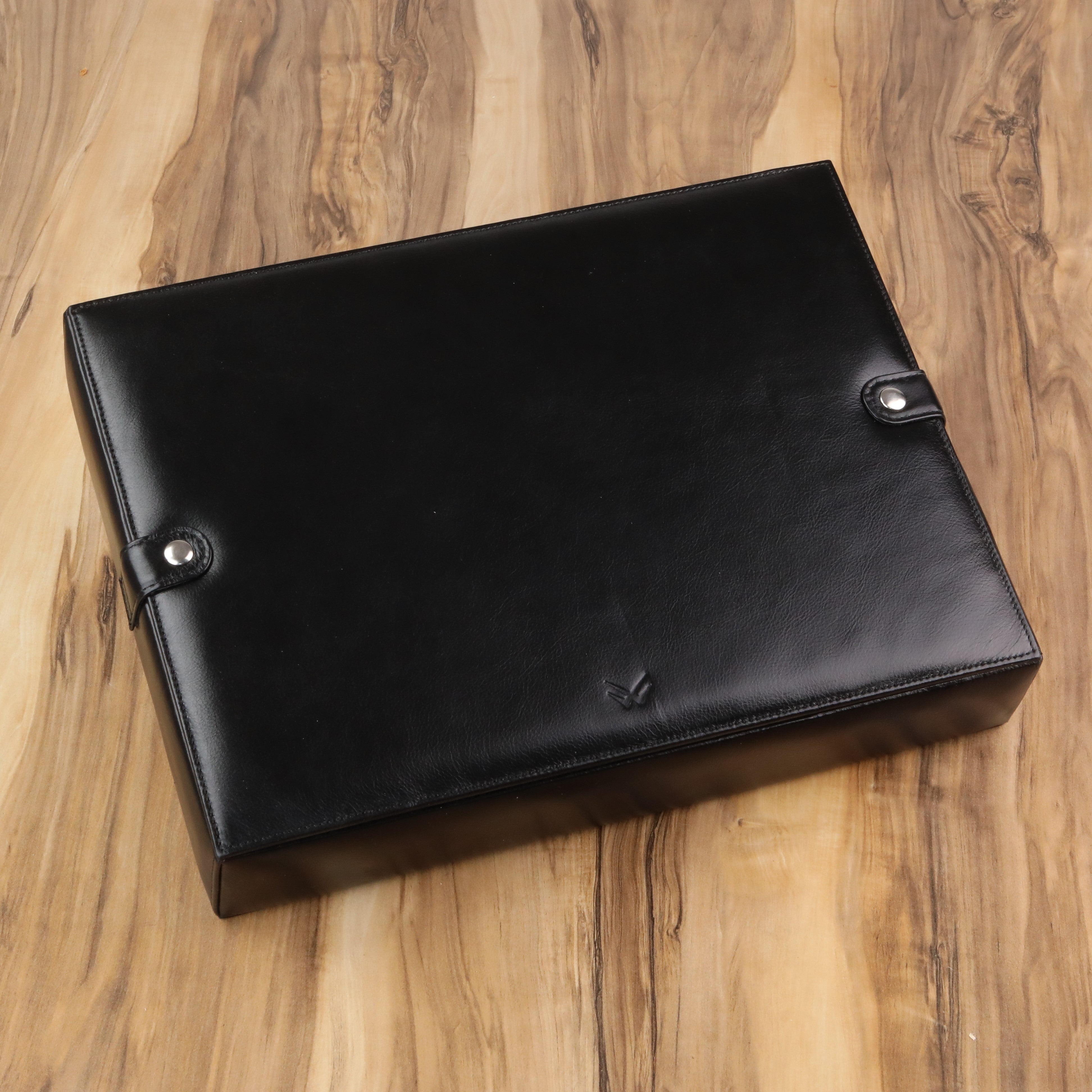 Leather Watch Box for 10 / Black
