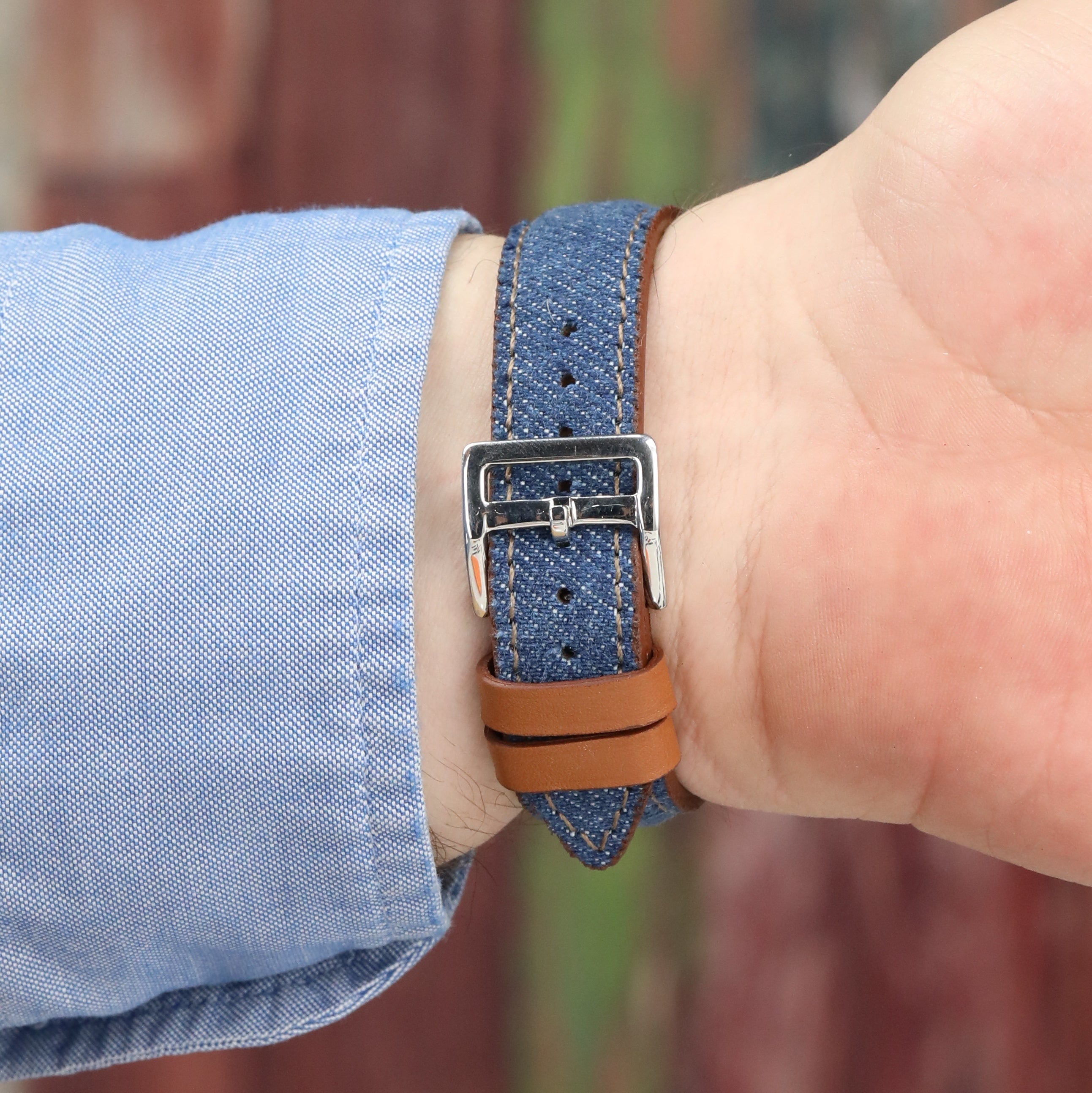 Apple Watch Compatible Denim Strap
