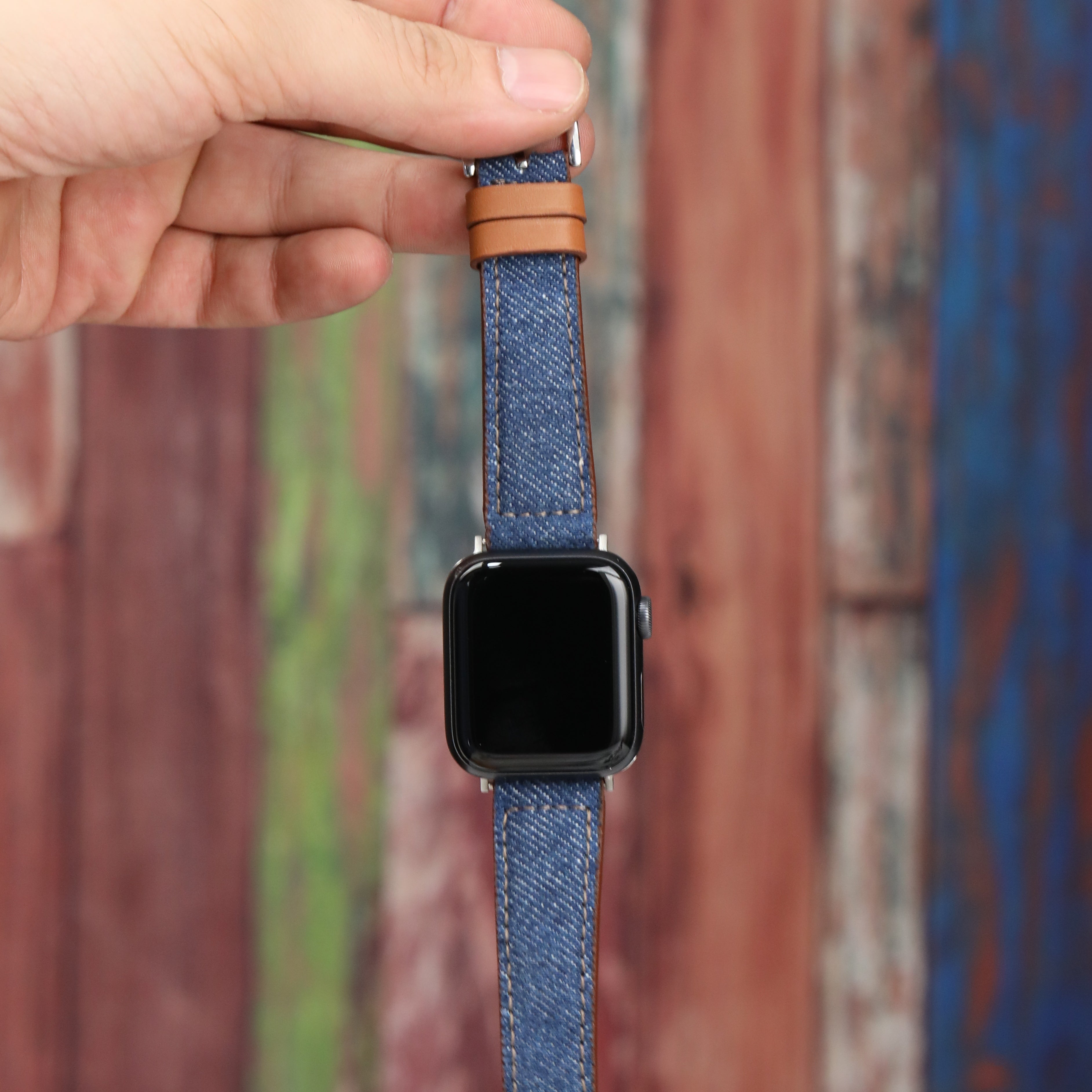 Apple Watch Compatible Denim Strap