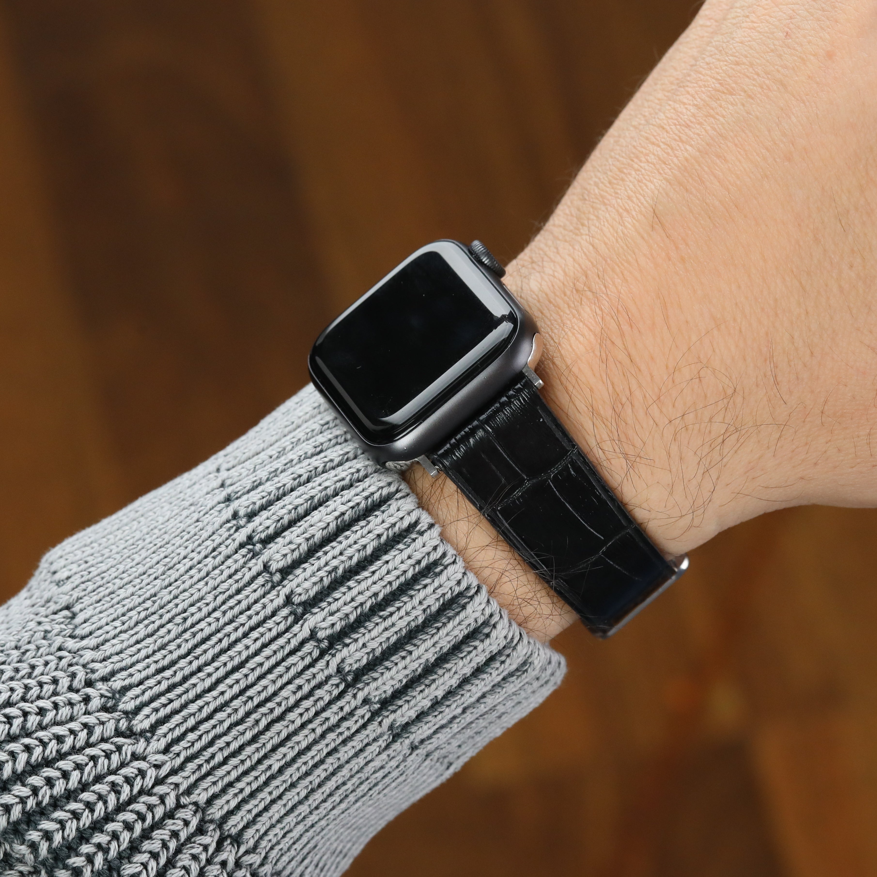 Apple Watch Compatible Leather Strap -