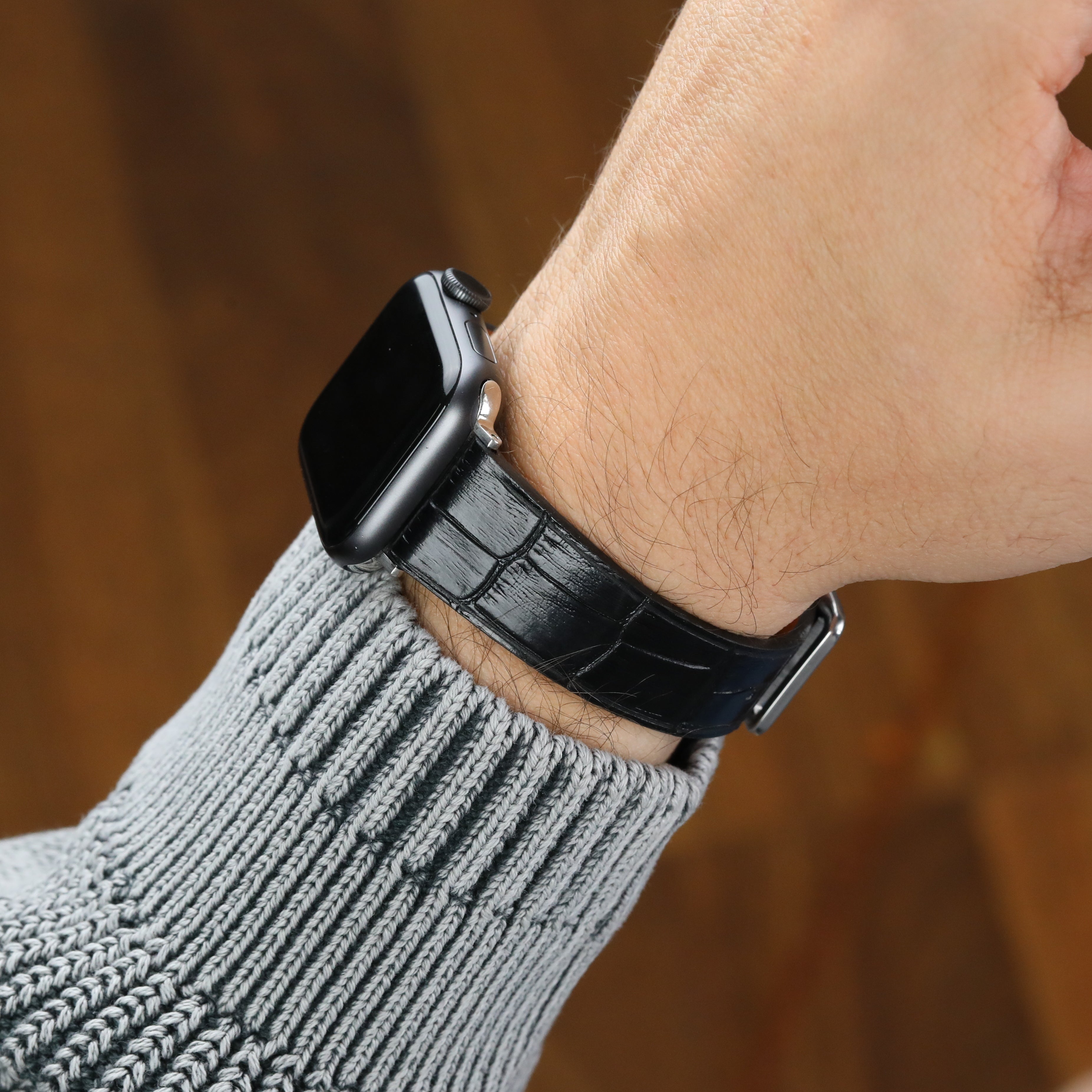 Apple Watch Compatible Leather Strap -