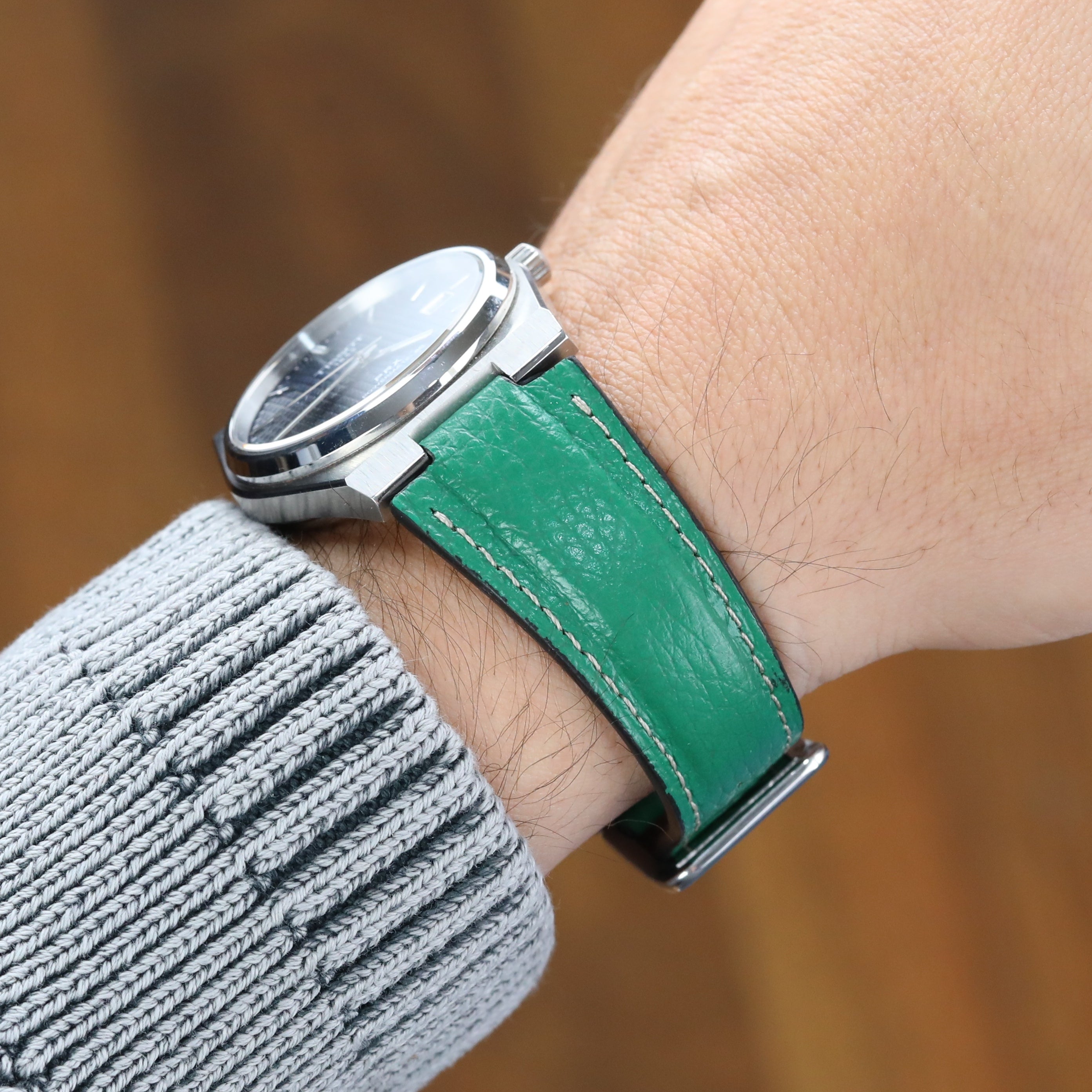 Prx Leather Strap - Green
