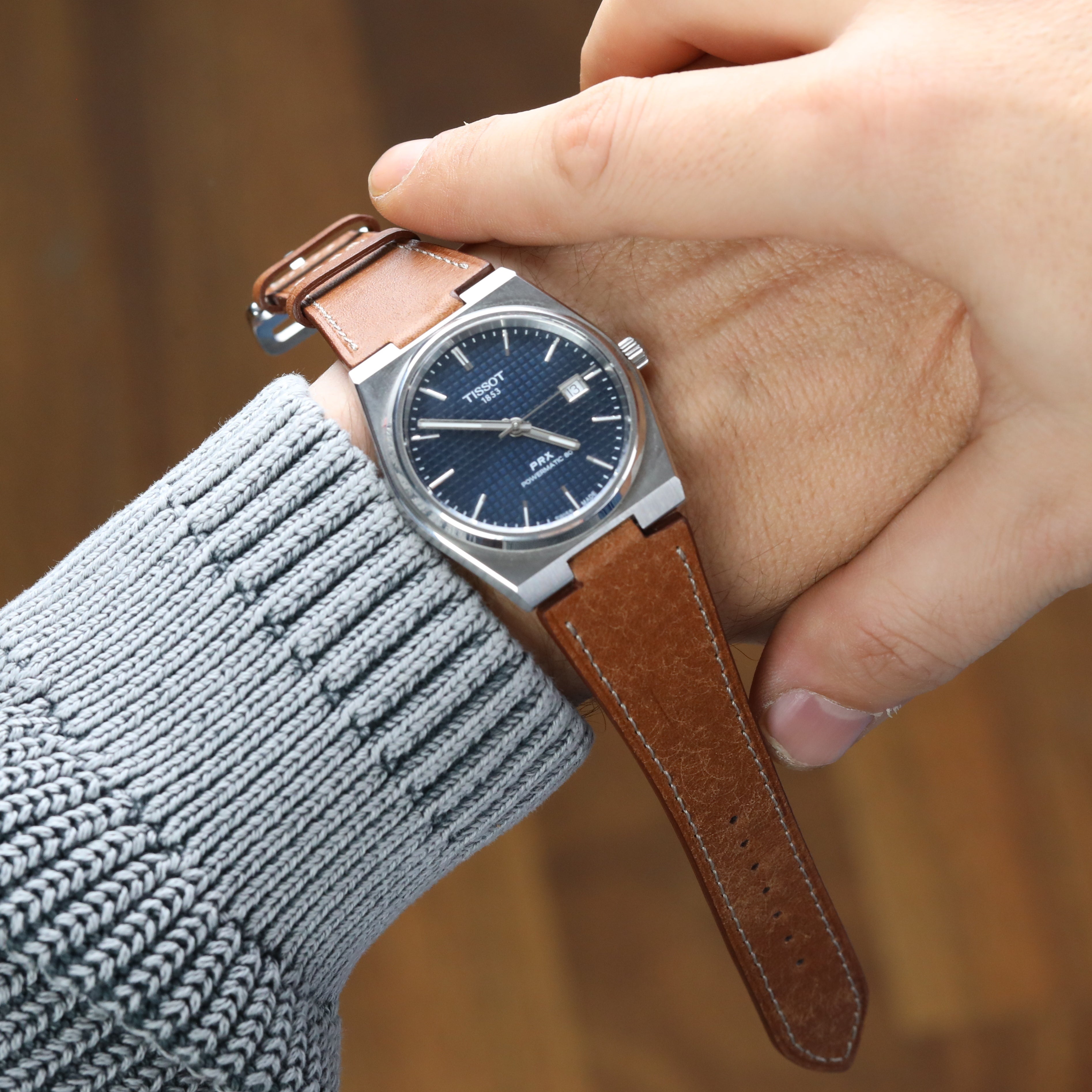 Prx Leather Strap - L. Brown