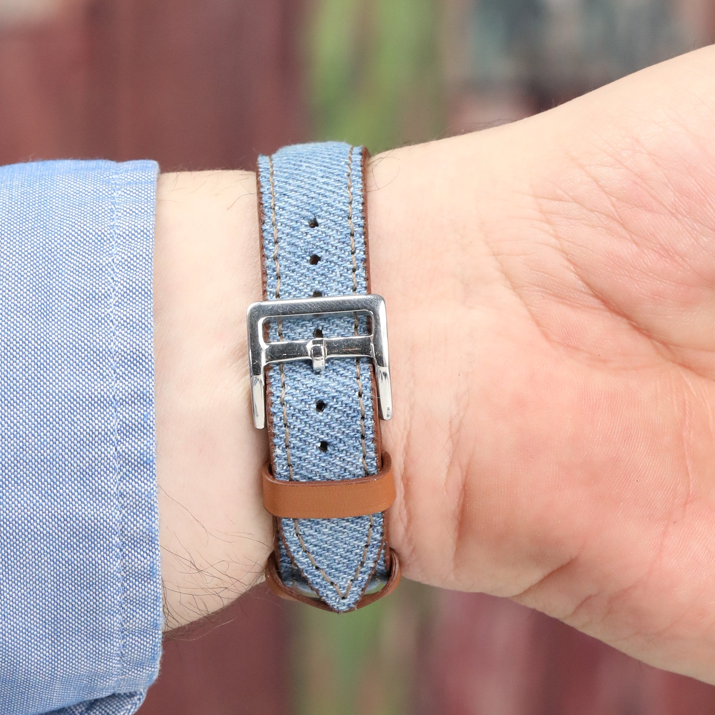 Apple Watch Compatible Denim Strap