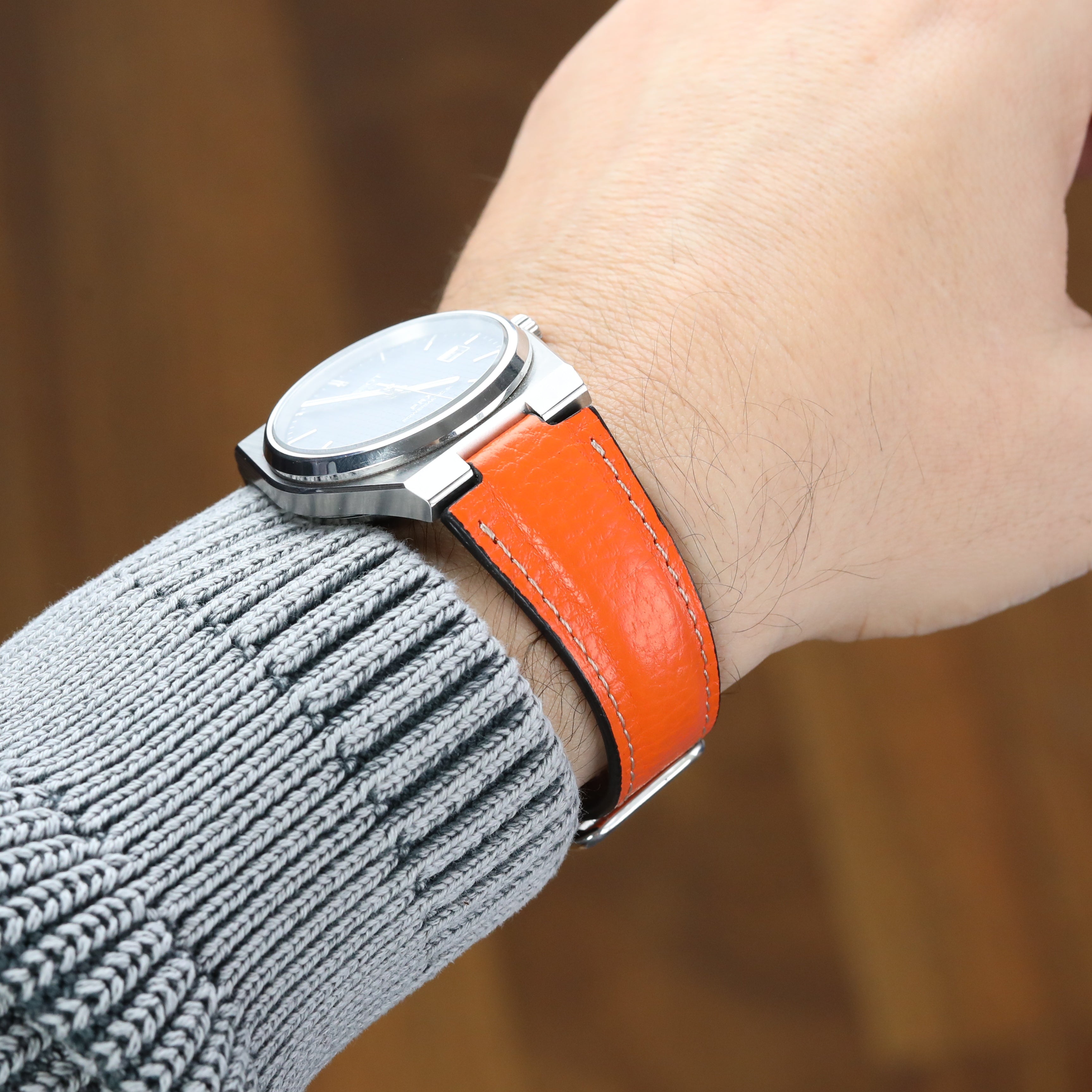 Prx Leather Strap - Orange